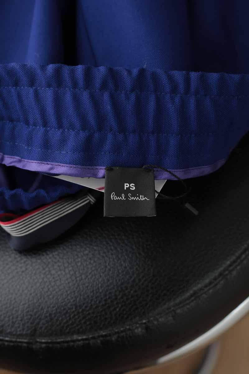 Slim-fit cotton cargo pants PAUL SMITH - Seconde main Blue