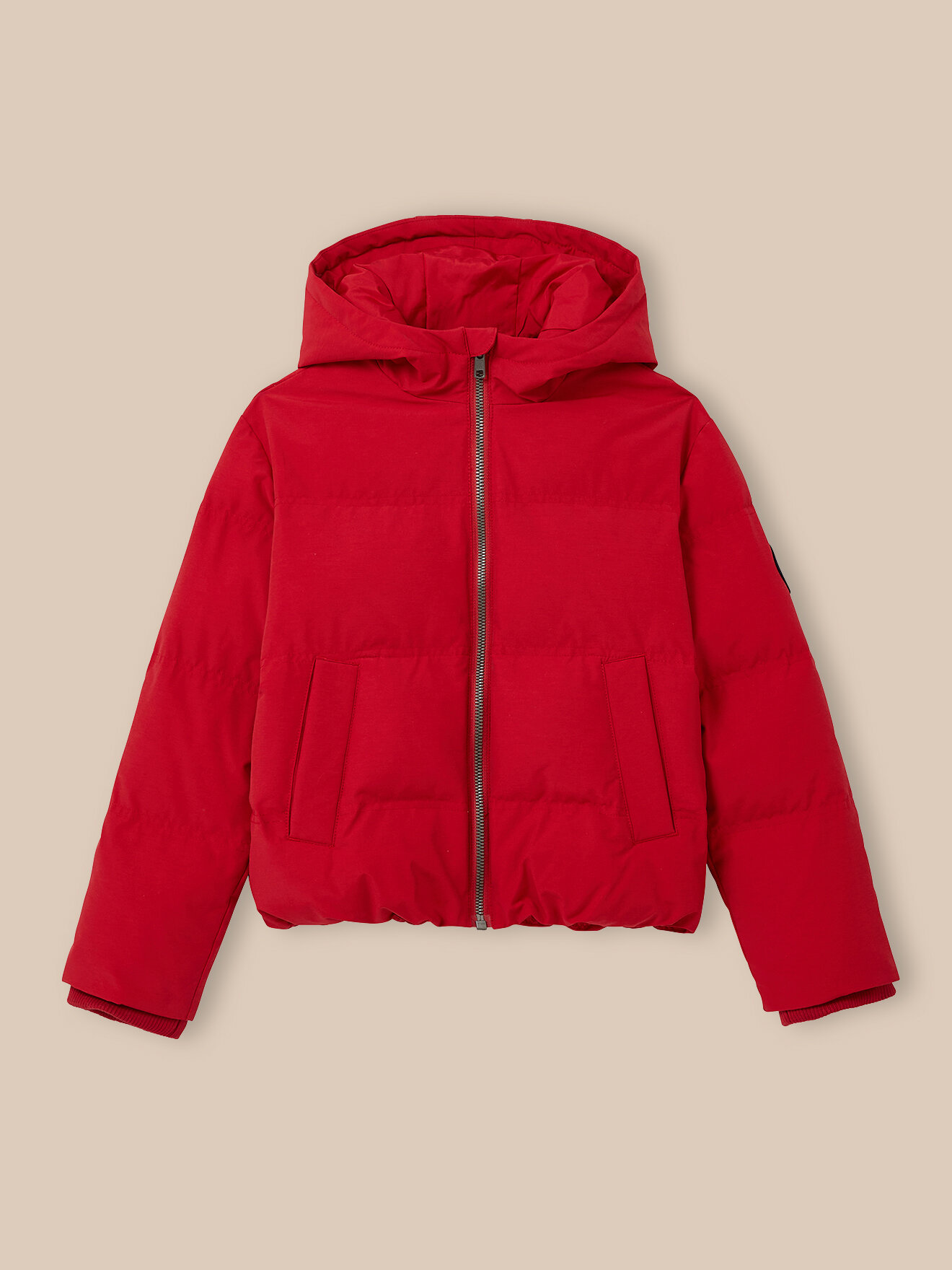 Brookvale Hoody padded jacket CYRILLUS Red