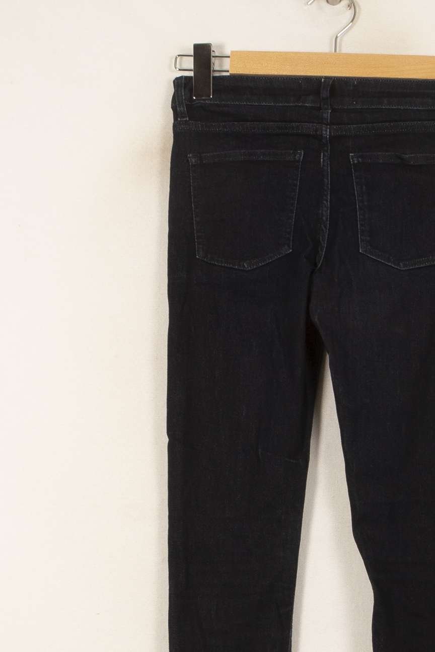 Cropped slim jeans with studs ACNE STUDIOS - Seconde Main Blue