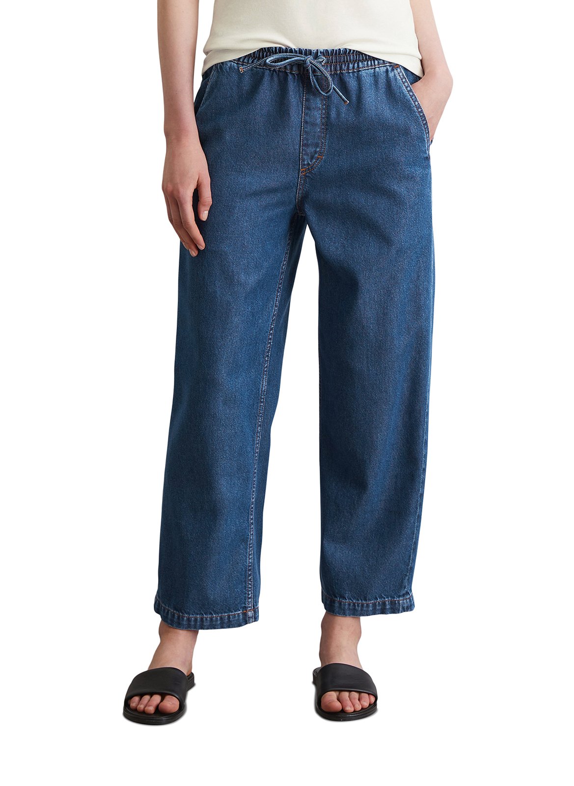 Pantalón ancho de denim MARC O'POLO Azul