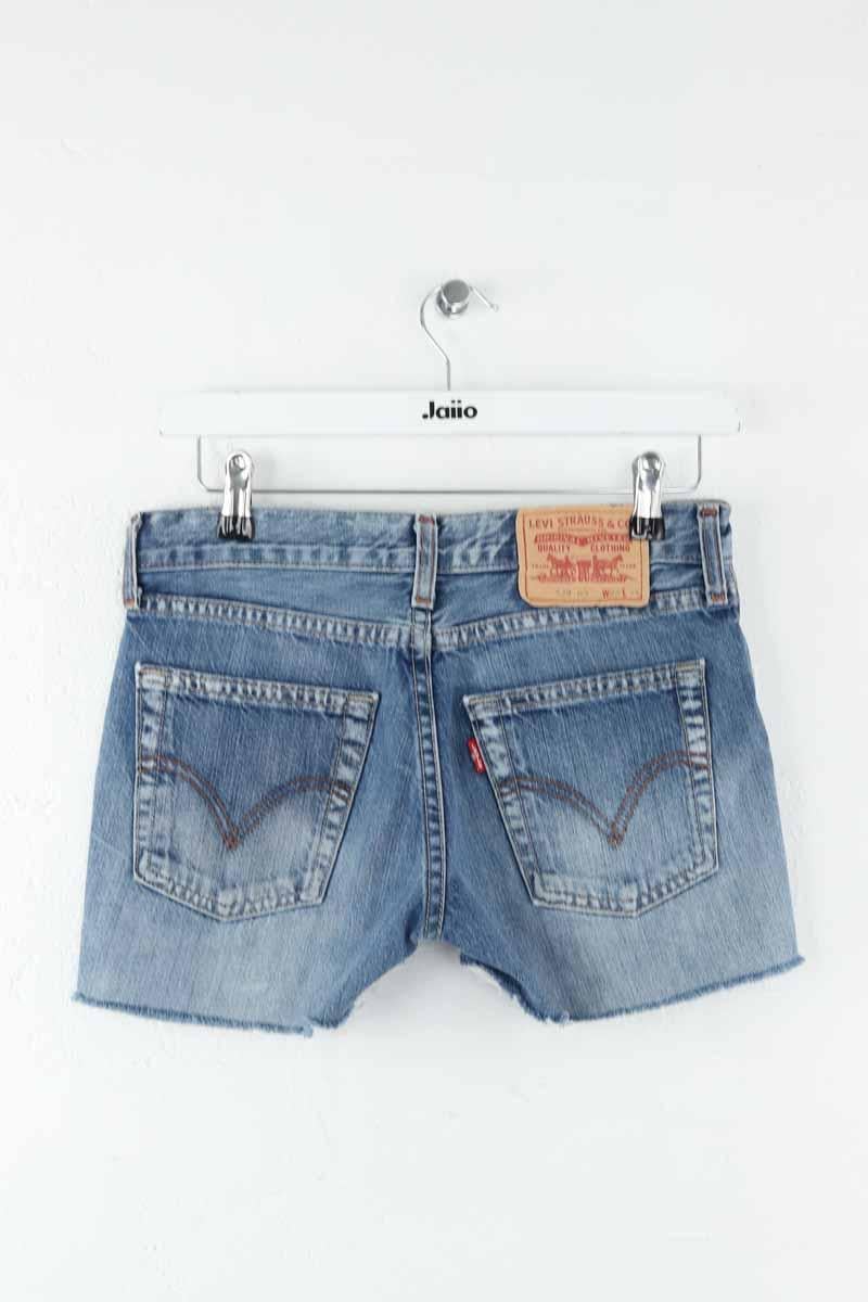 Cotton mini shorts LEVI'S - Seconde main Blue