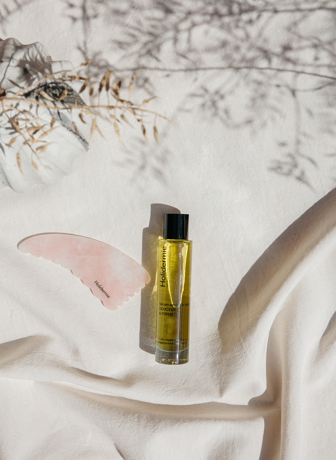 Rose Quartz Body Gua Sha HOLIDERMIE No color