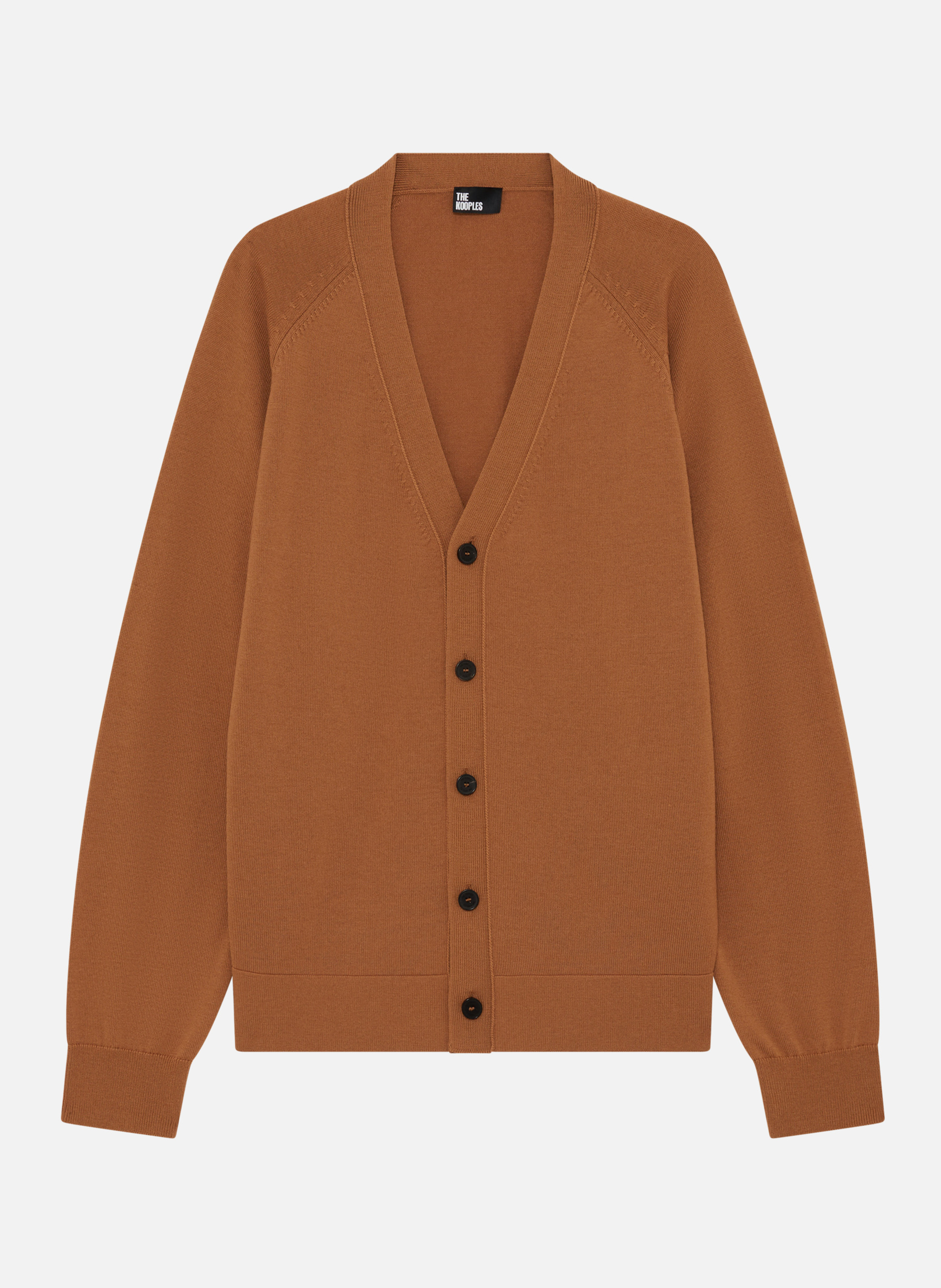 Wool cardigan THE KOOPLES Brown