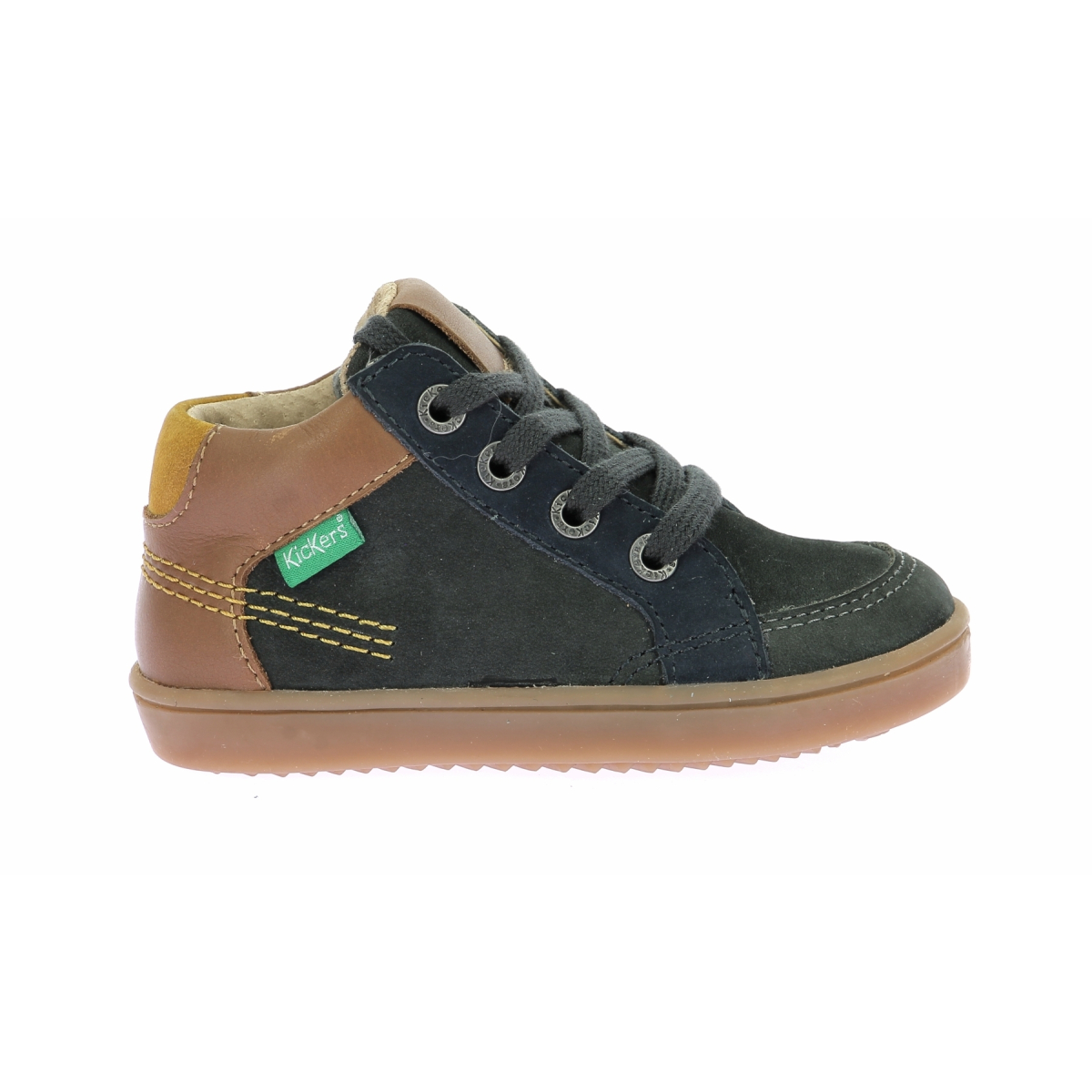 High-top leather sneakers KICKERS