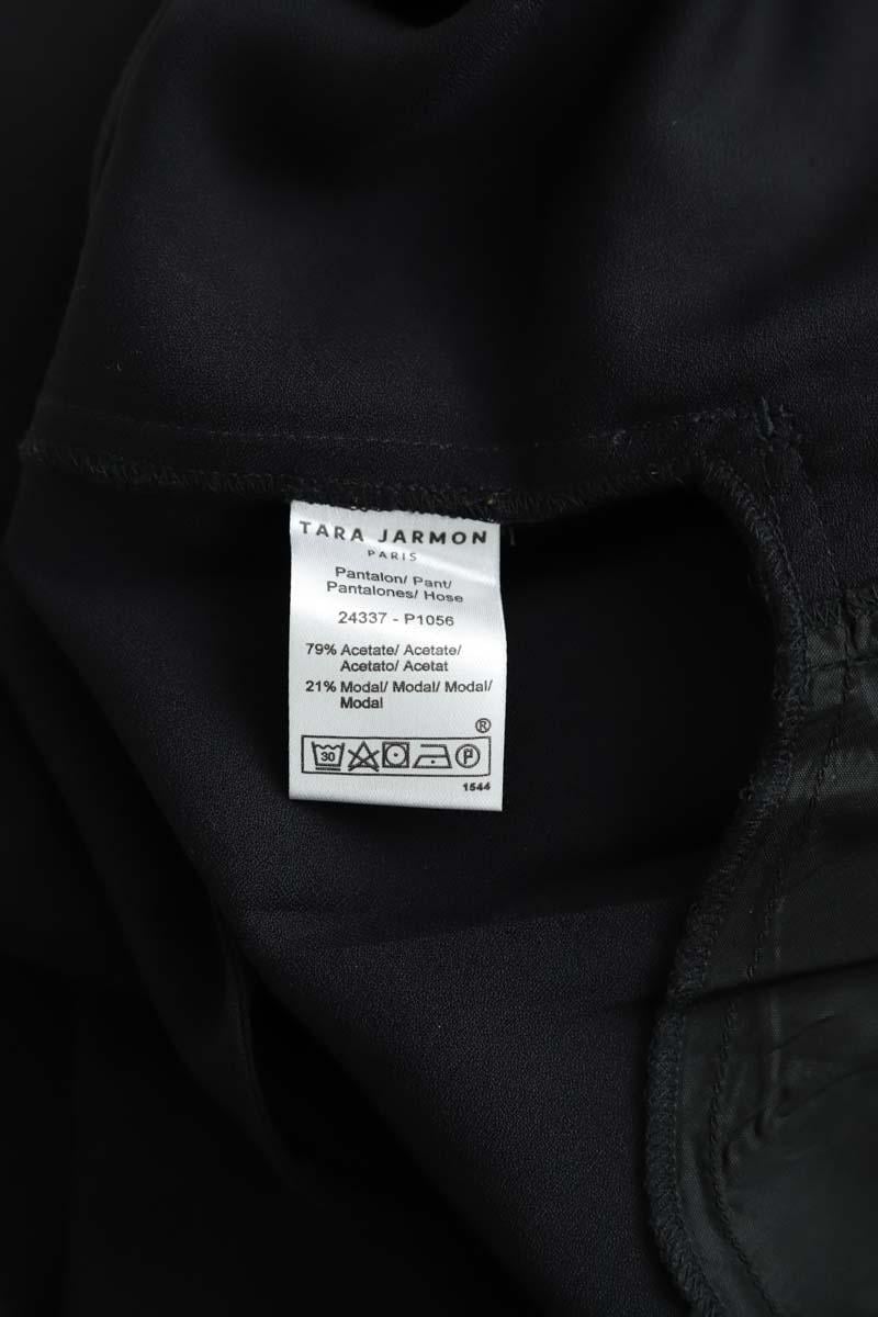 Wide trousers TARA JARMON - Seconde Main Black