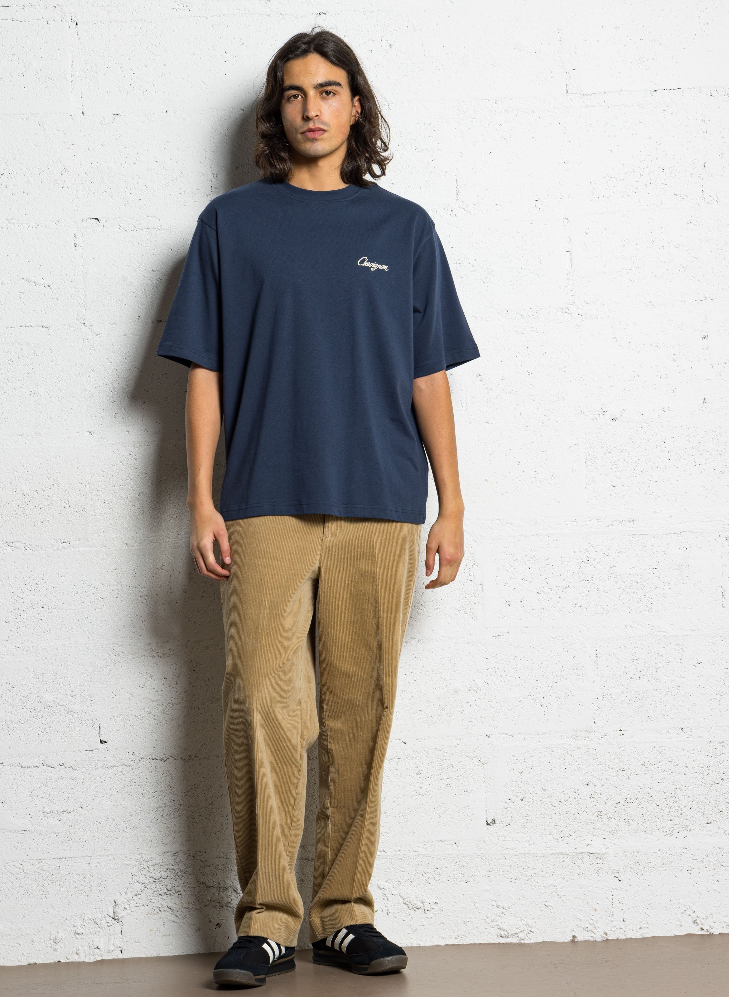 Tee-shirt oversize en coton bio  CHEVIGNON Bleu