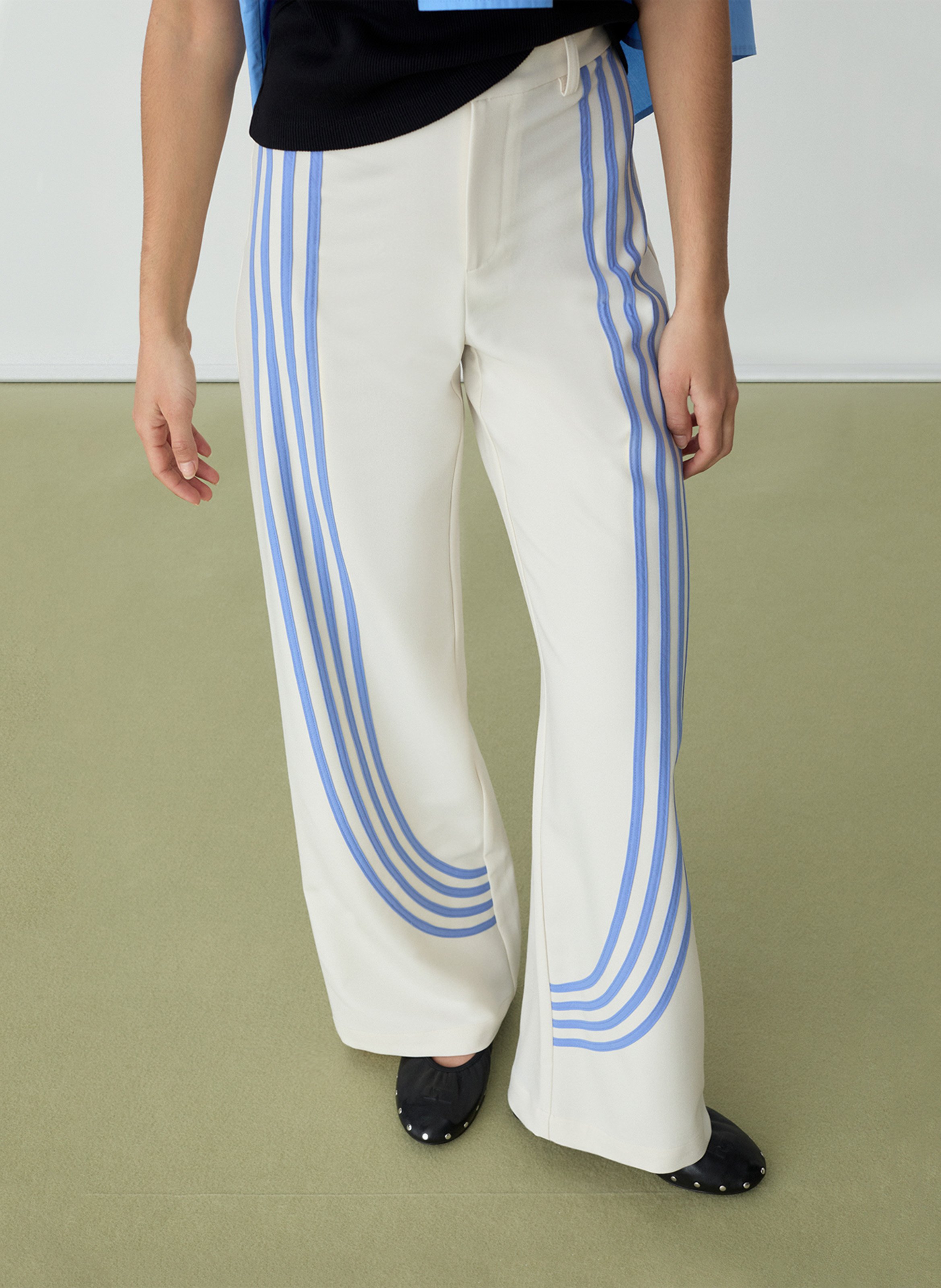 Cotton-blend chinos LAAGAM White