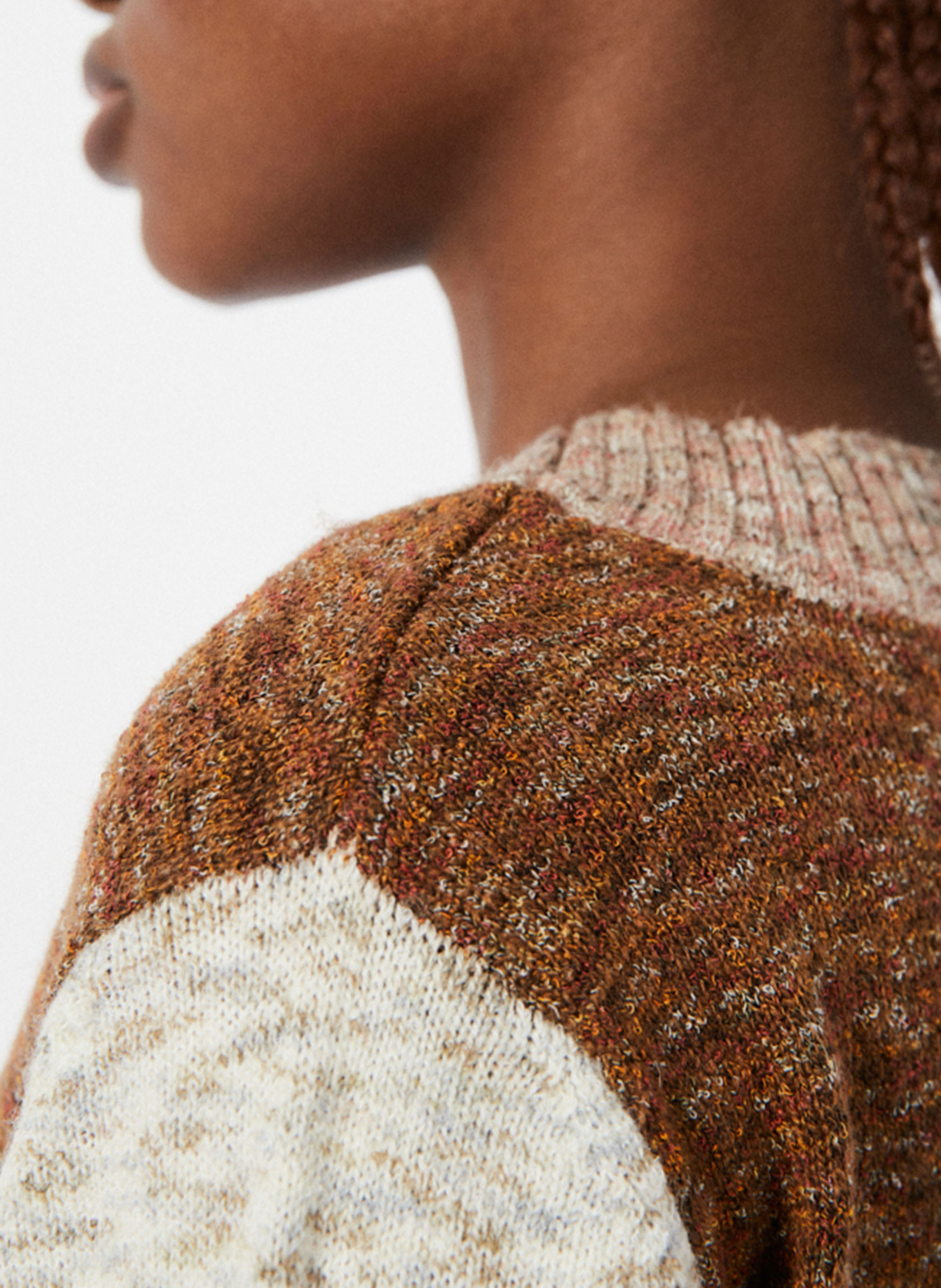 Short straight sweater RITA ROW Blue