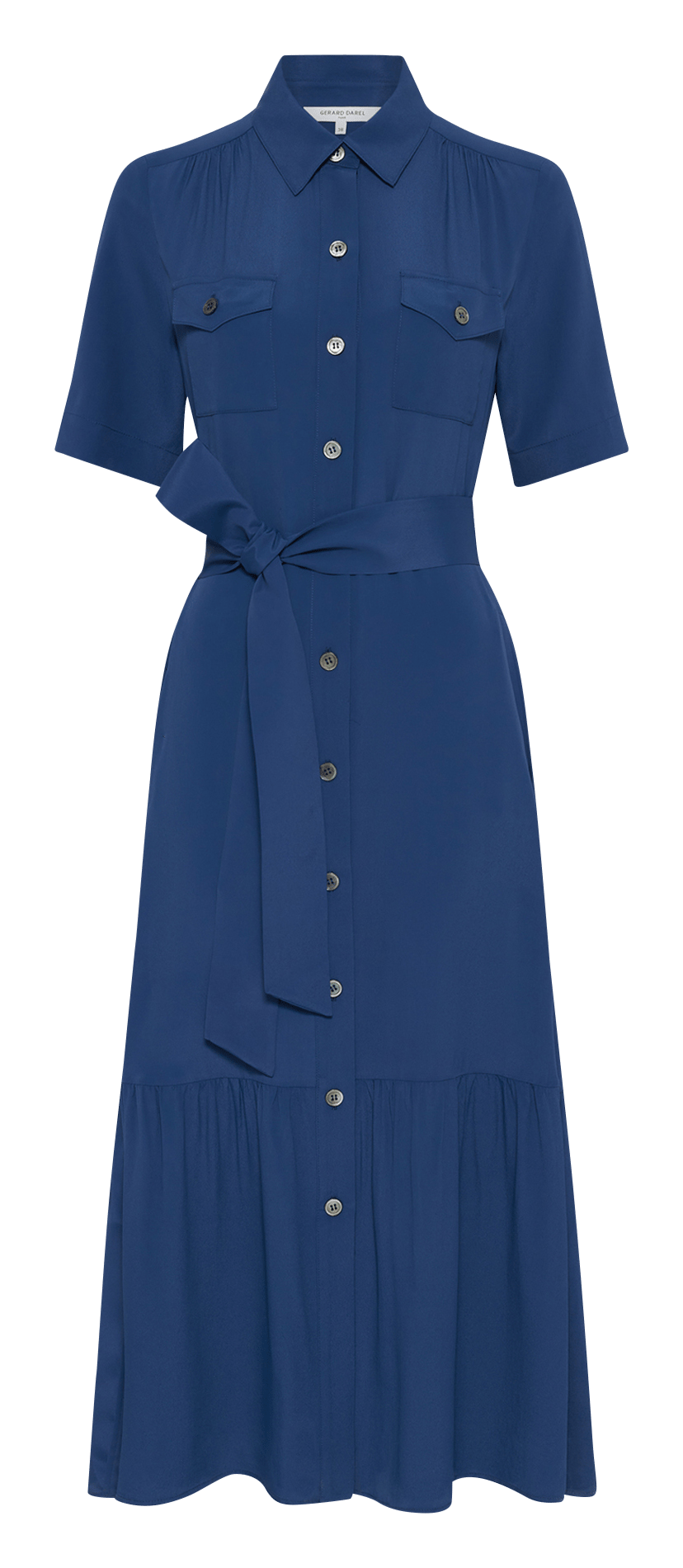 Langes Kleid mit klassischem Kragen GERARD DAREL