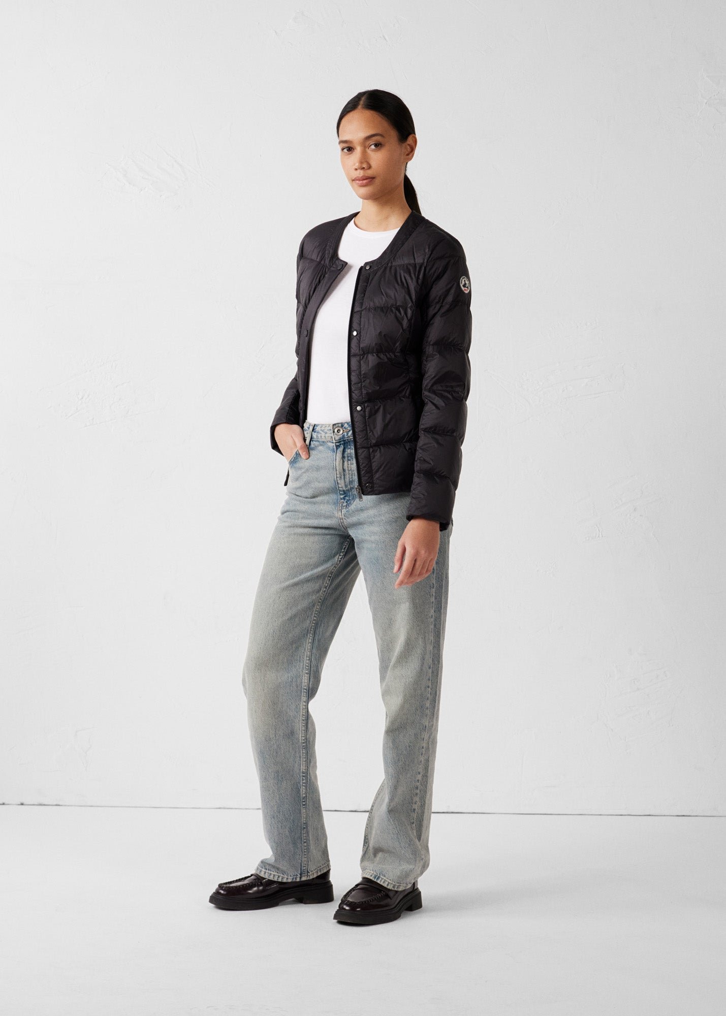 Doudoune inspirée tailleur christy JOTT Noir