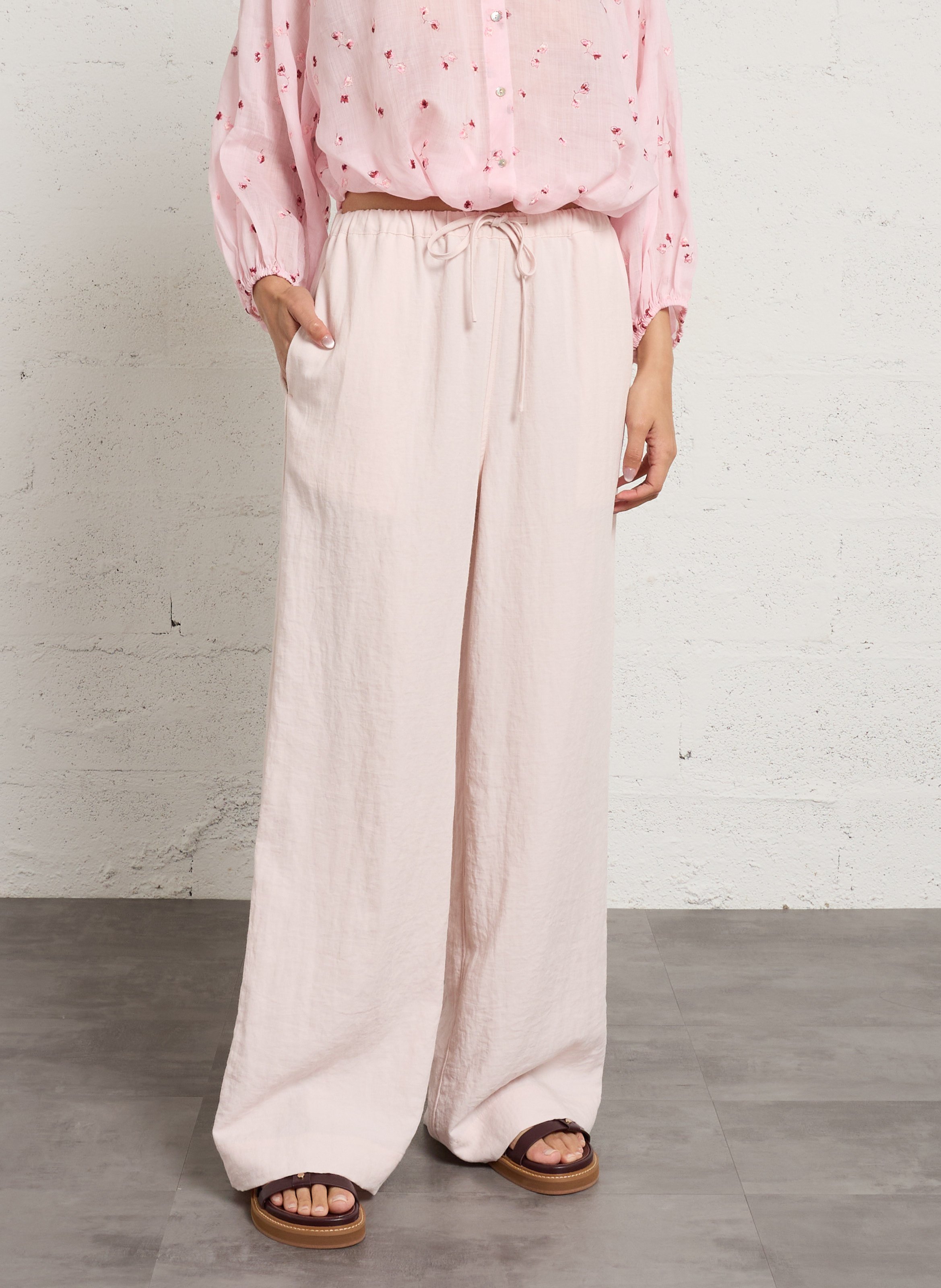 Weit geschnittene Hose JC SOPHIE Rosa