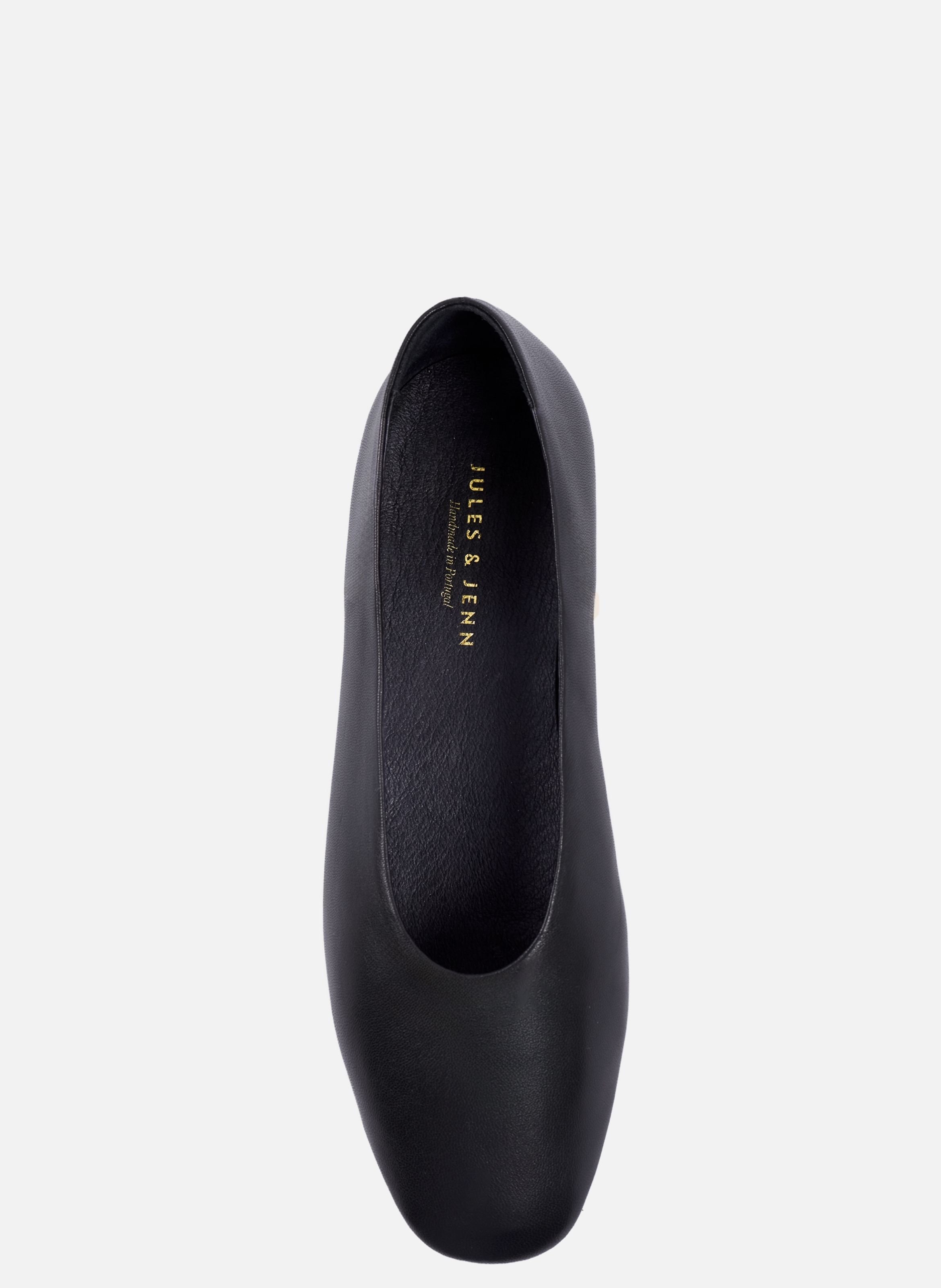 Ballerines souples paola leather JULES & JENN Black