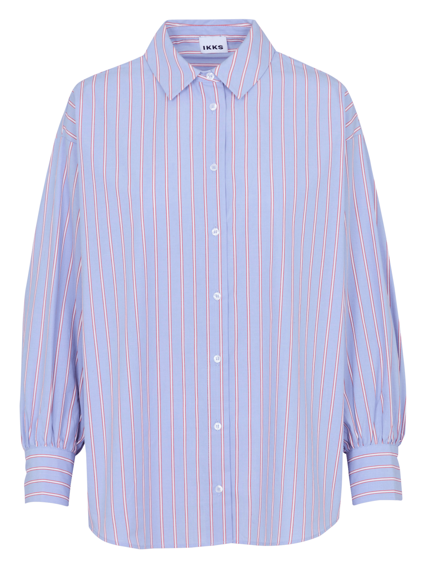 Loose-fit cotton shirt IKKS Blue