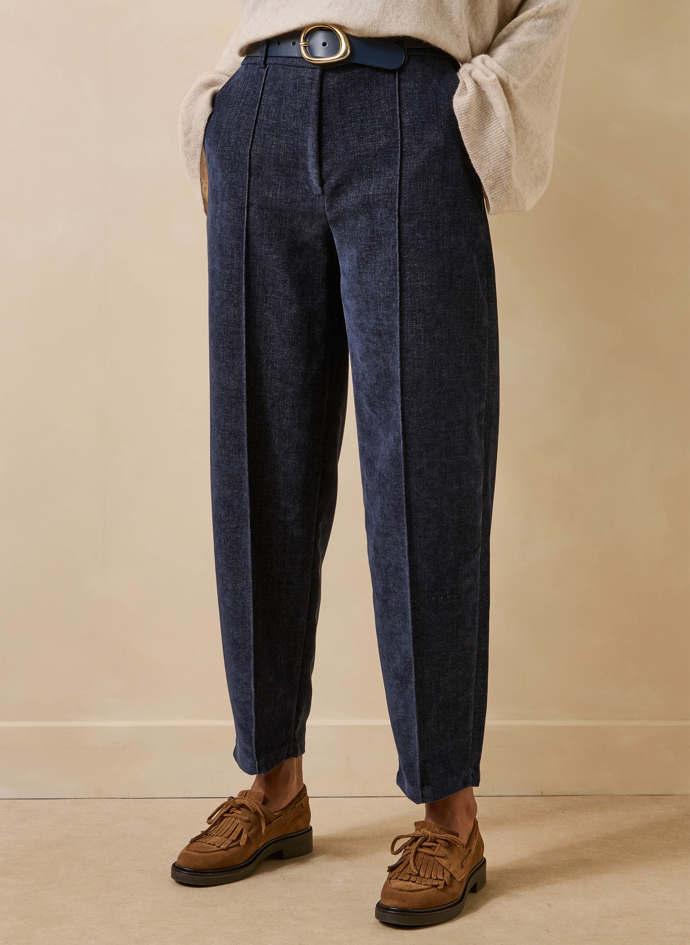 Carrotbroek LA FEE MARABOUTEE Blauw