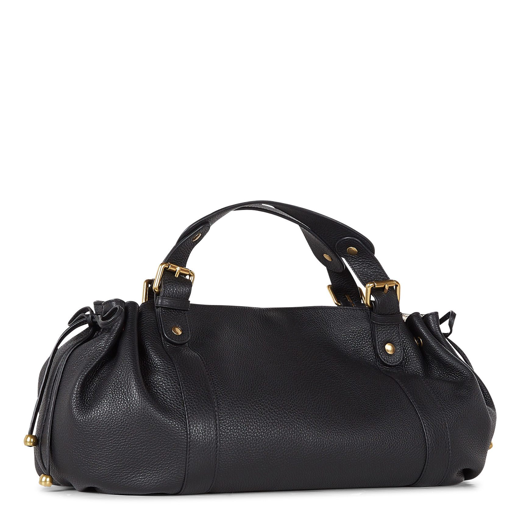 Grained leather handbag GERARD DAREL Black