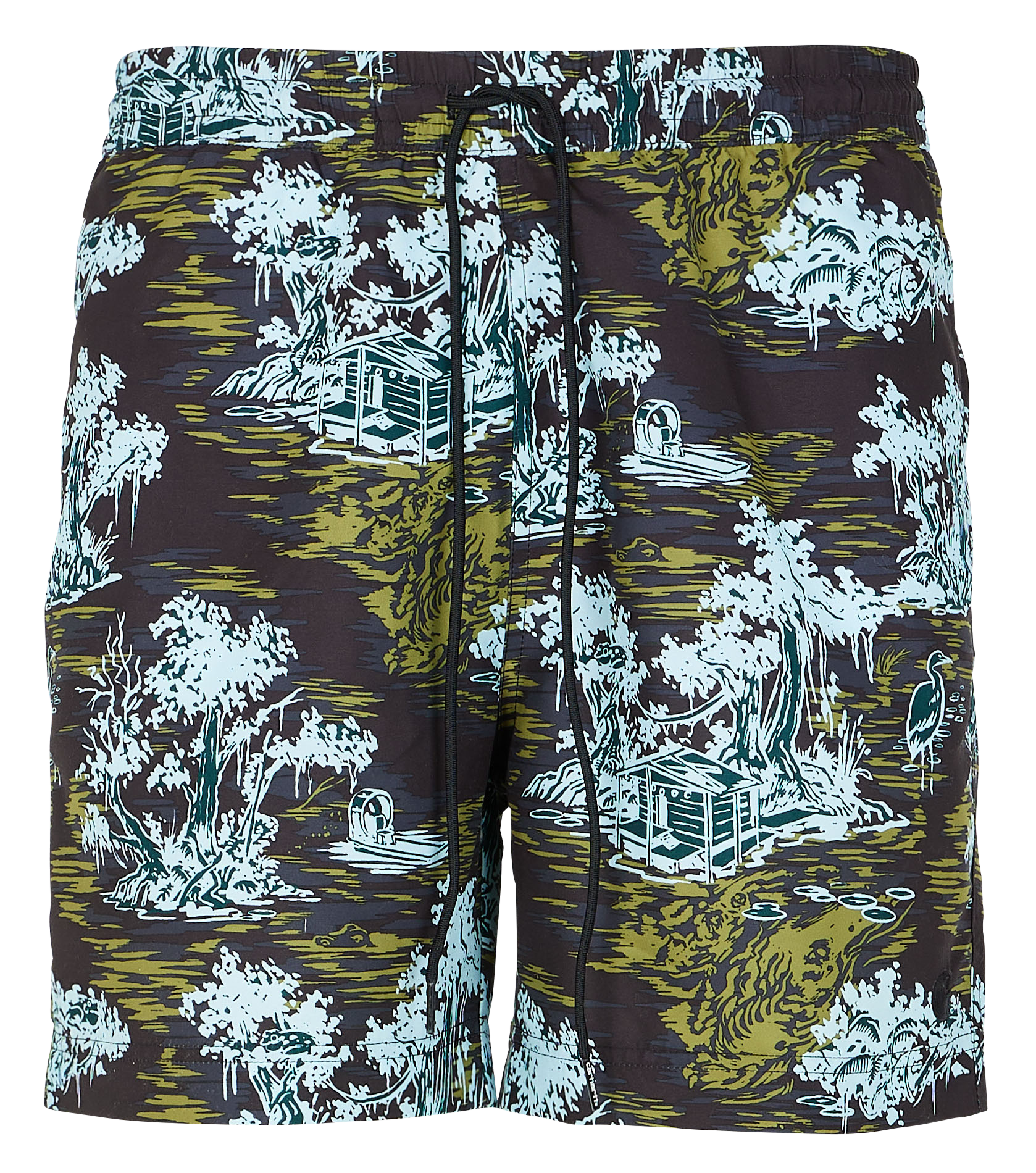 Printed swim shorts CARHARTT WIP Black