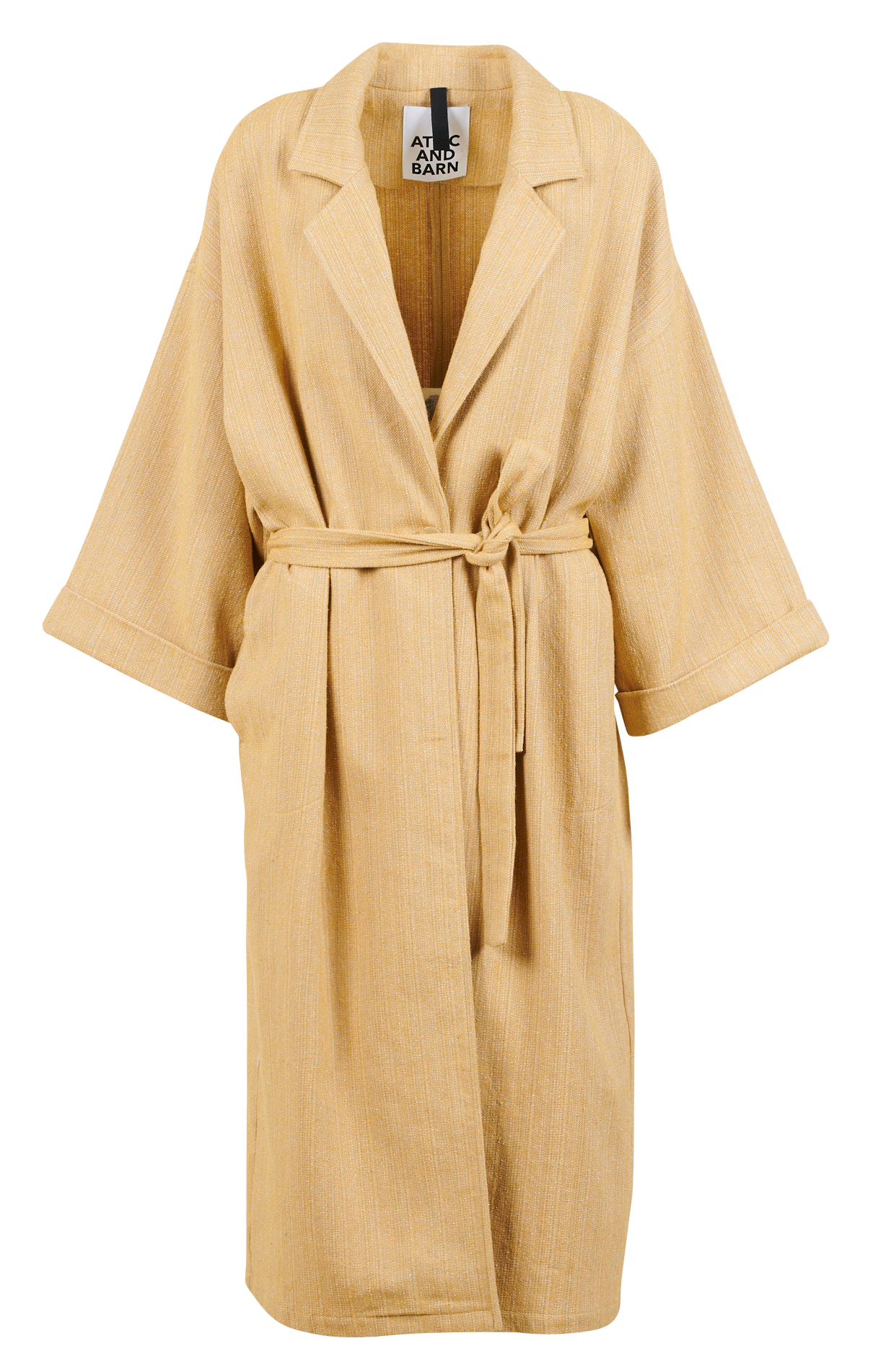 Loose-fit trench with tailored collar ATTIC AND BARN Beige