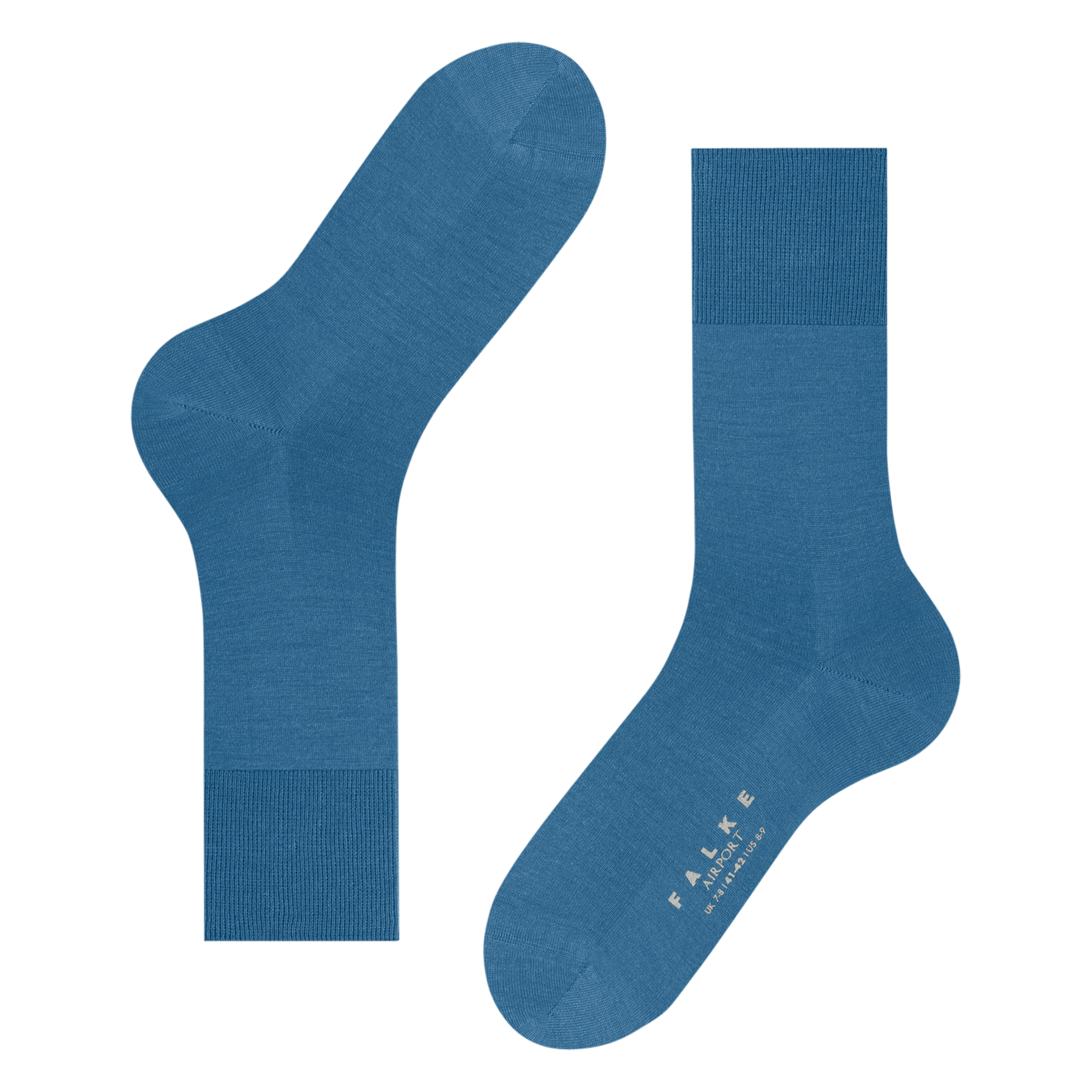 Chaussettes montantes en laine mélangée FALKE Bleu