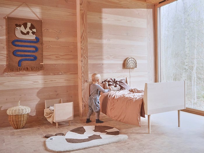 Wool wall tapestry OYOY LIVING DESIGN Brown