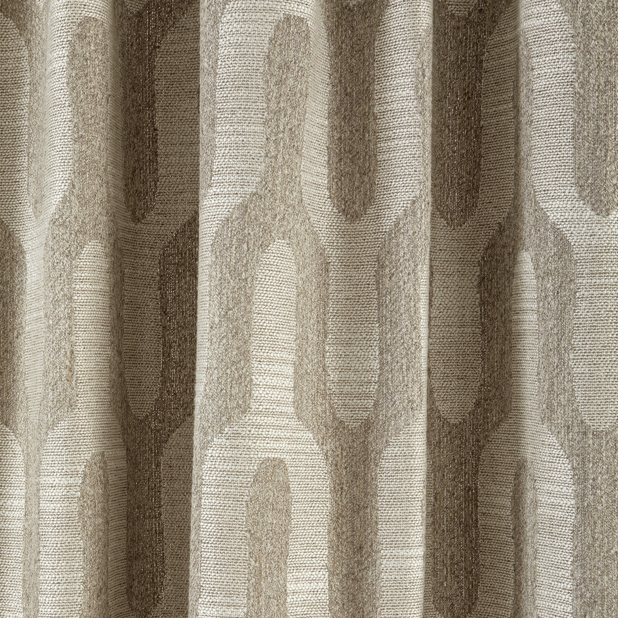 Pleated ribbon curtain MADURA Beige