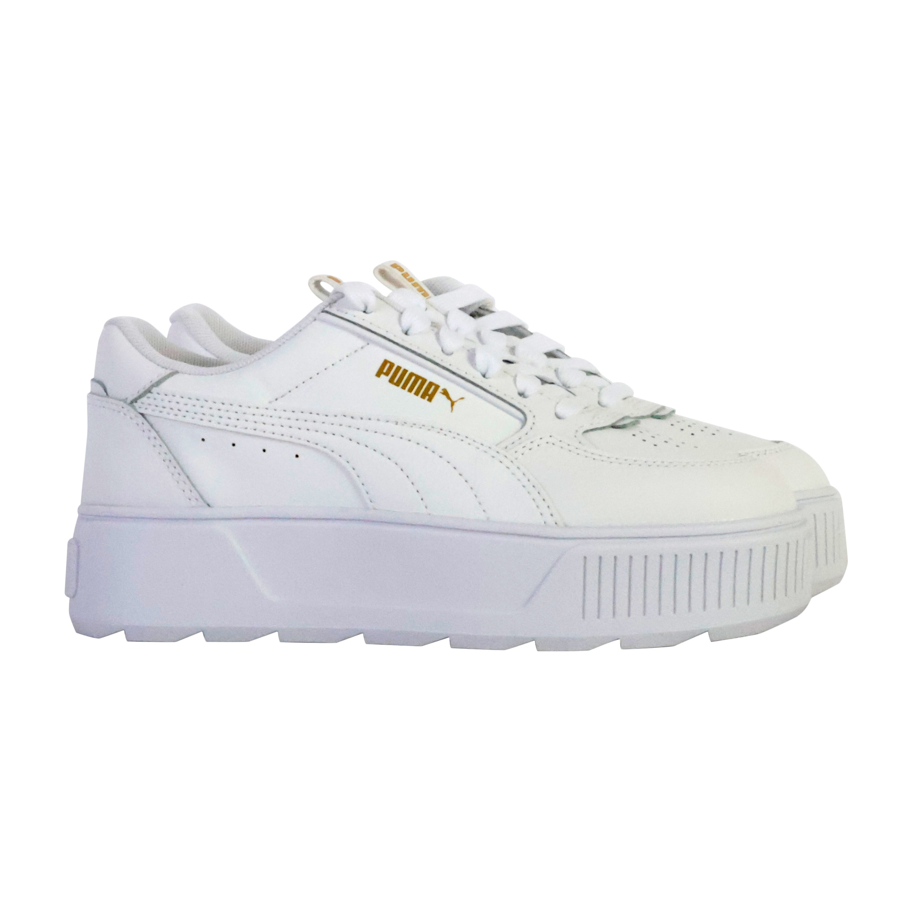 Karmen Rebel low-top leather sneaker PUMA White