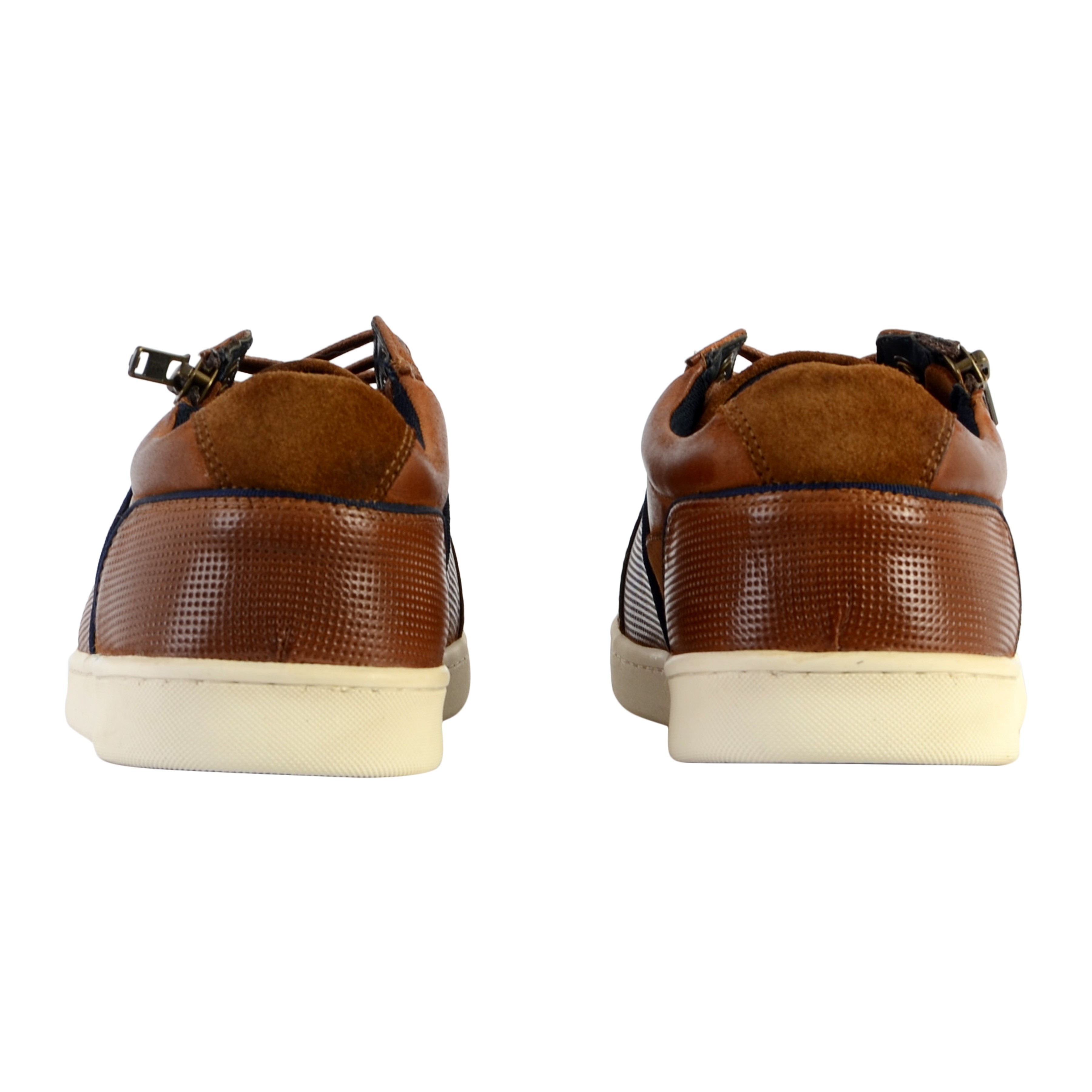 Leather distracted sneakers REDSKINS Brown
