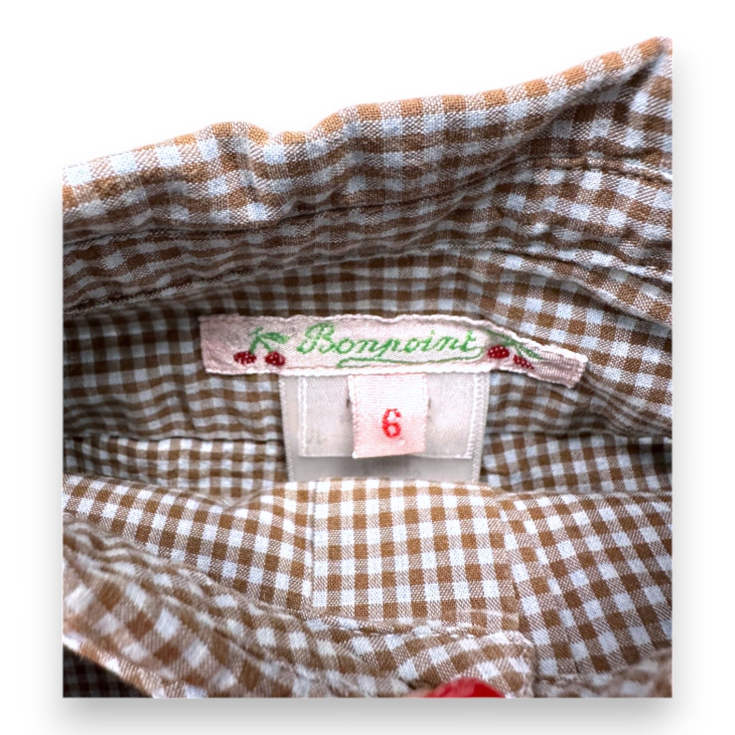 Brown baby shirt - 6 months BONPOINT - Seconde Main Brown