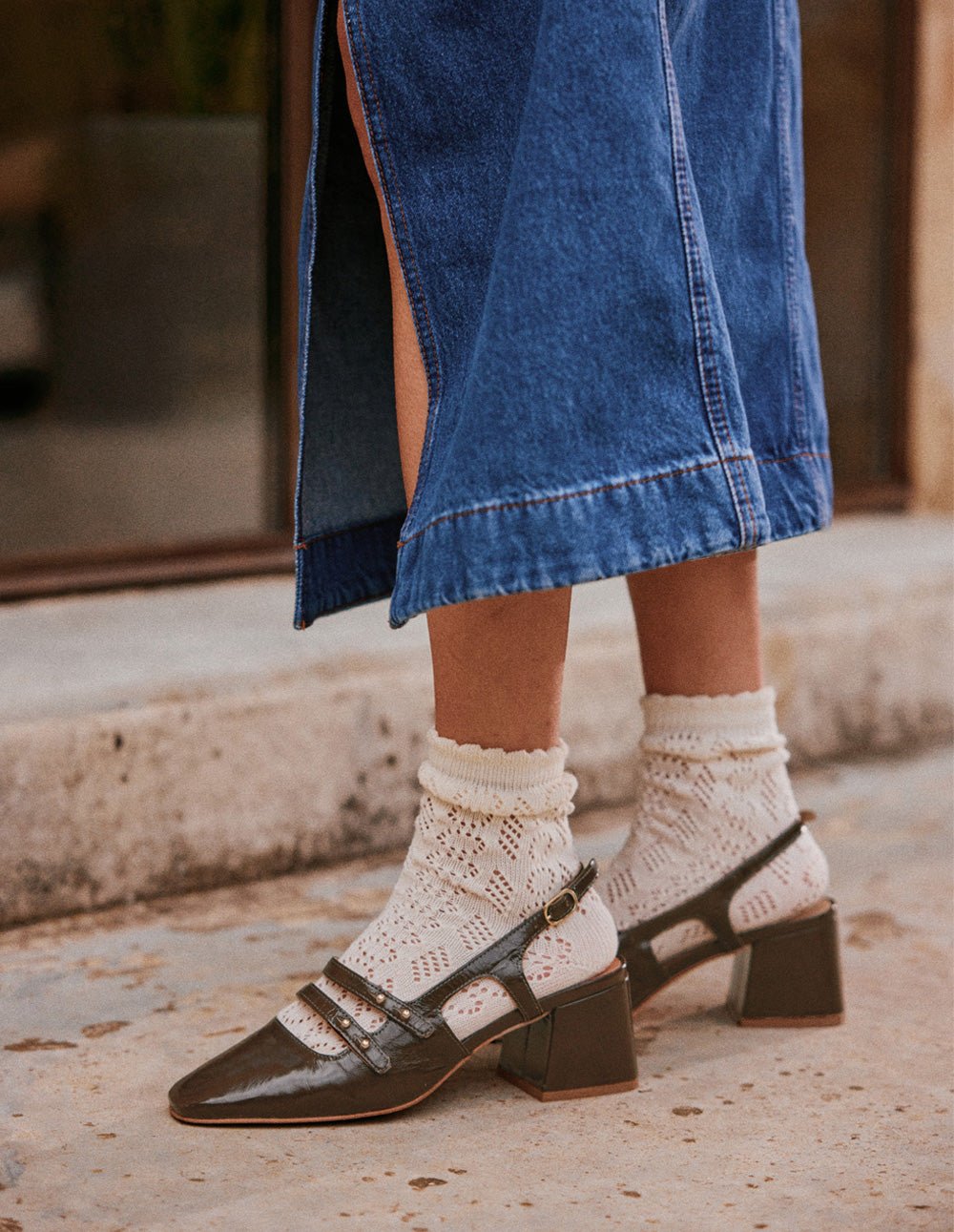 Escarpins ODAJE EX. M.MOUSTACHE Khaki