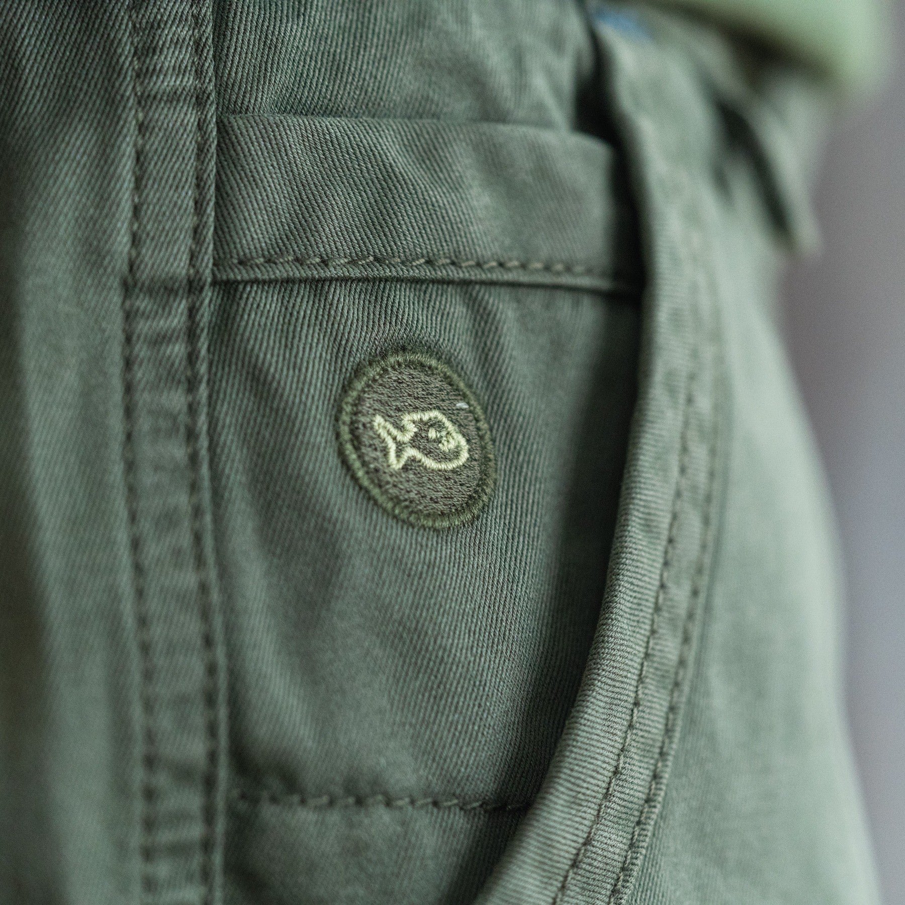 Organic cotton shorts BILLYBELT Khaki