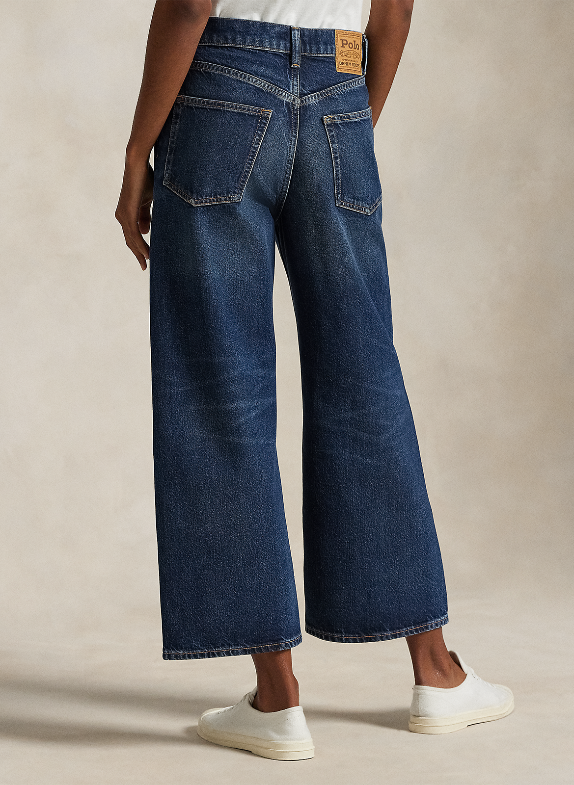 Wide leg cotton jeans POLO RALPH LAUREN Blue