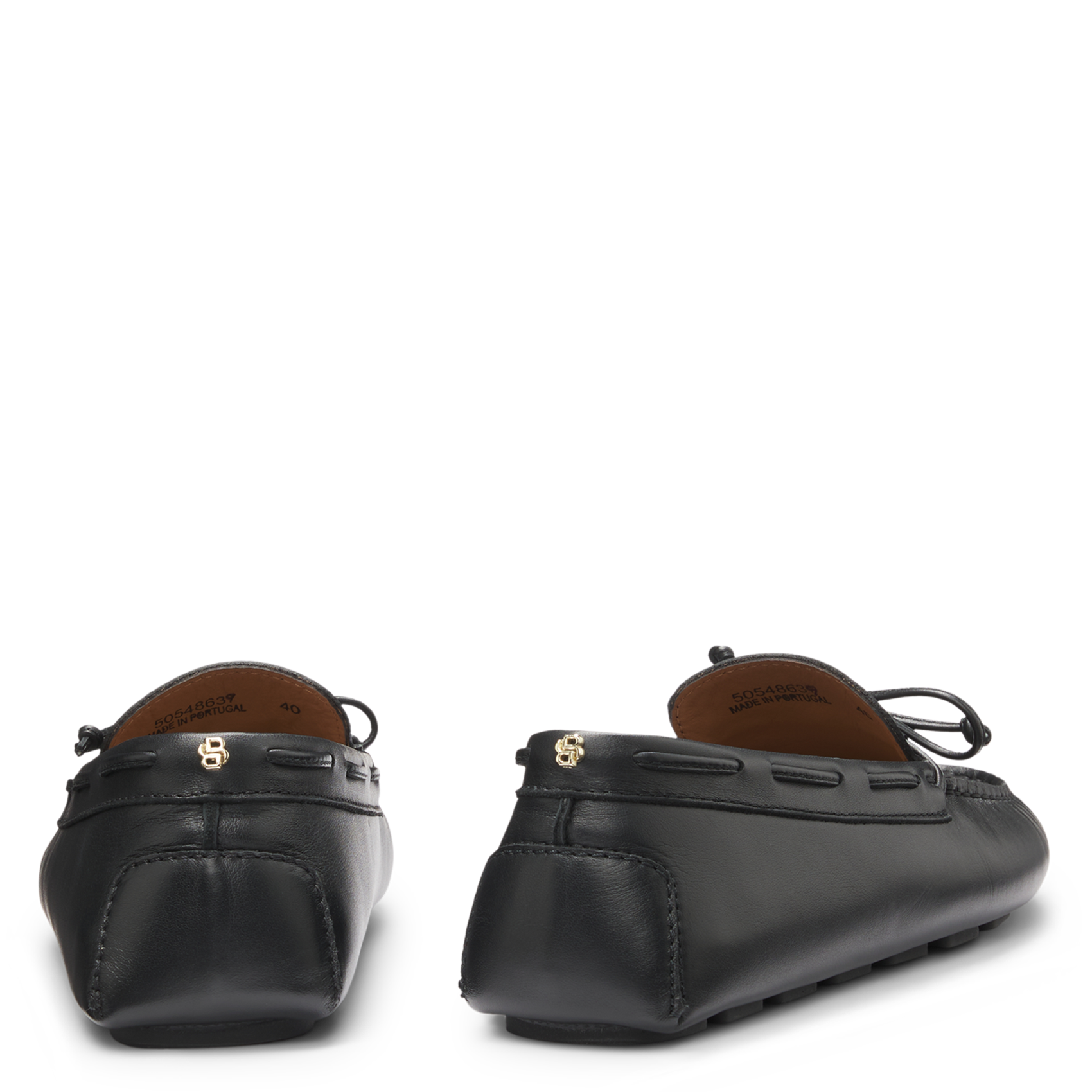 Mocassins en cuir BOSS Noir