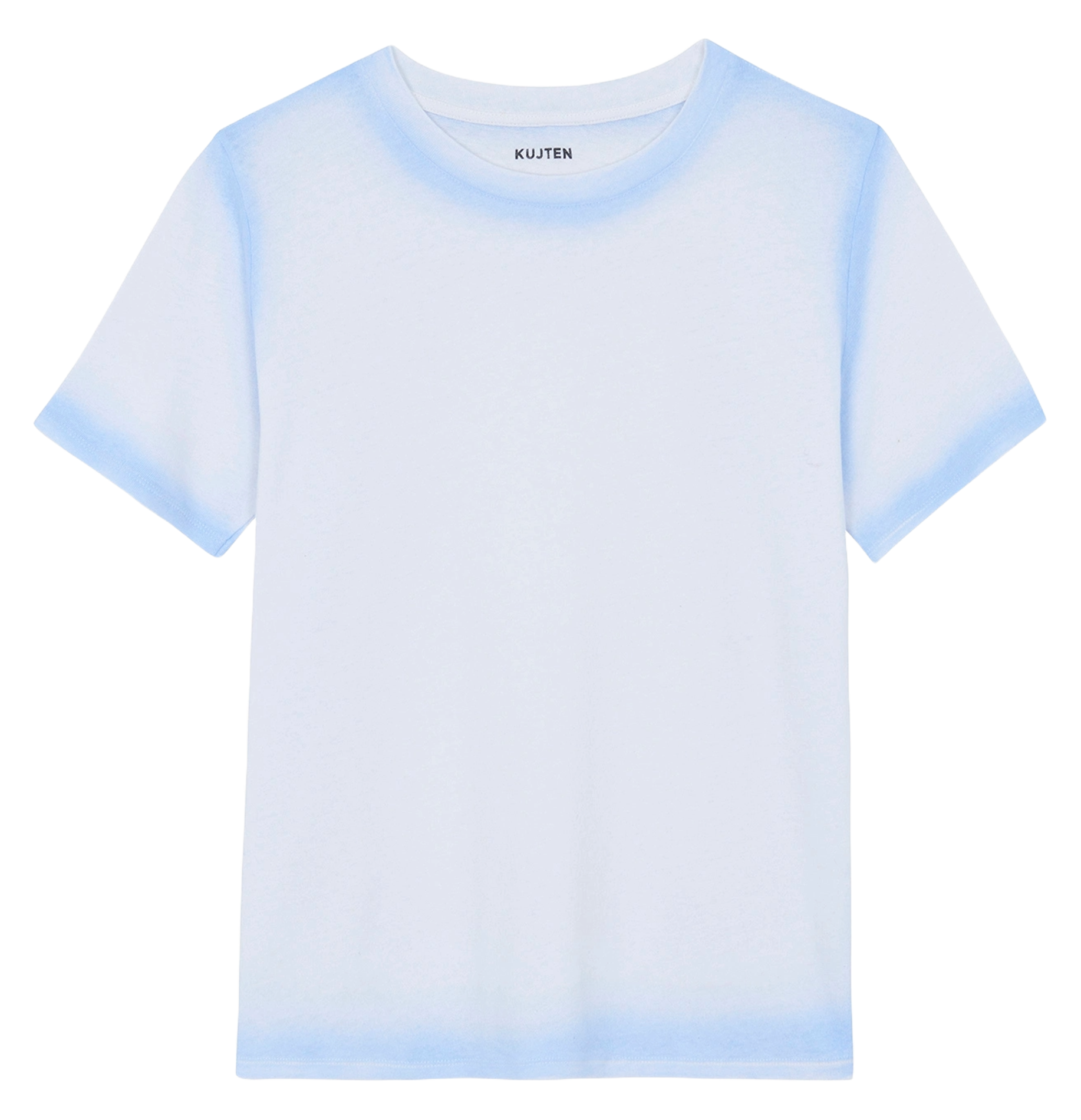 Round-neck linen T-shirt KUJTEN Blue
