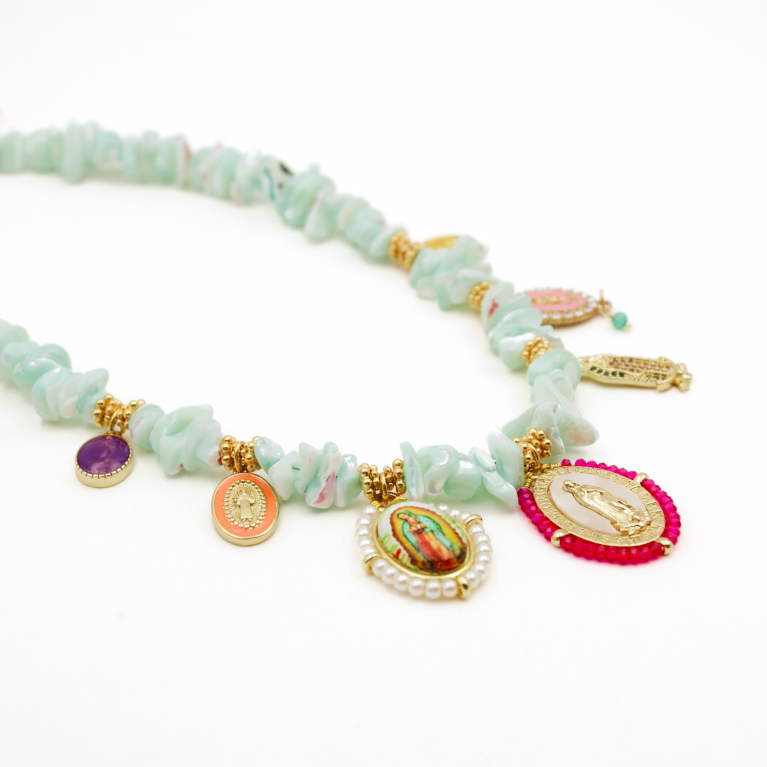 Collier crunchs madones - joe L'ATELIER DES DAMES Doré