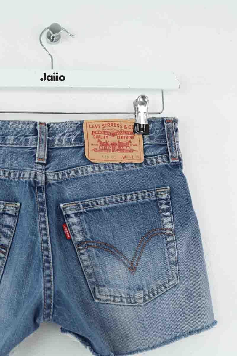 Cotton mini shorts LEVI'S - Seconde main Blue