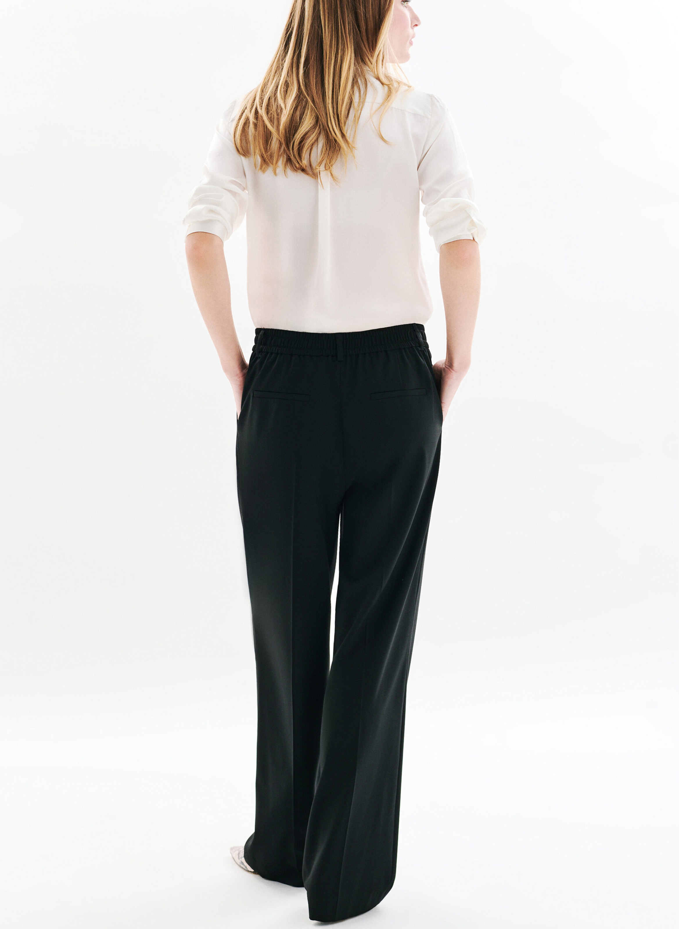 Carrot trousers CAROLL Black