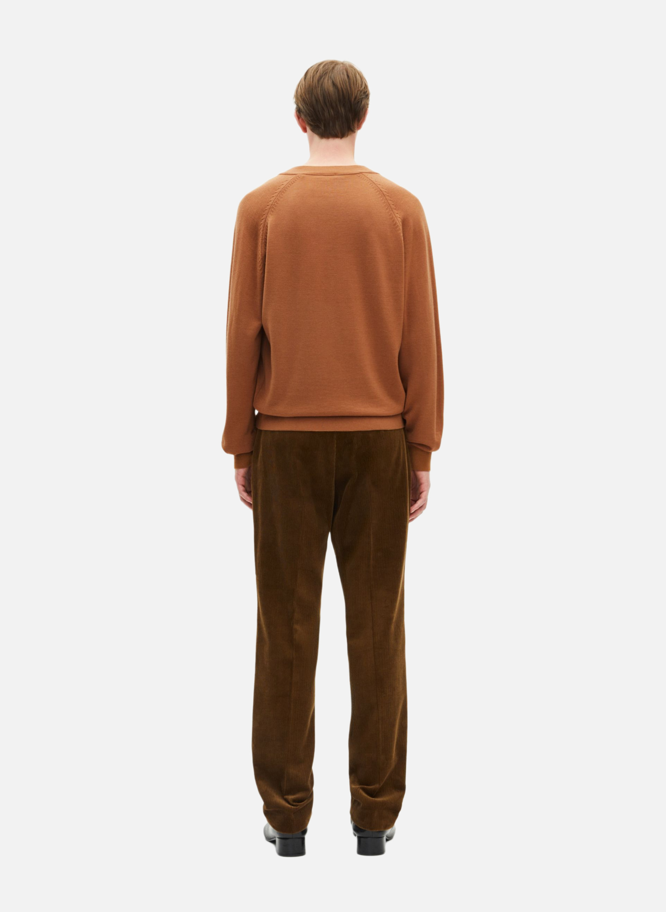 Wool cardigan THE KOOPLES Brown