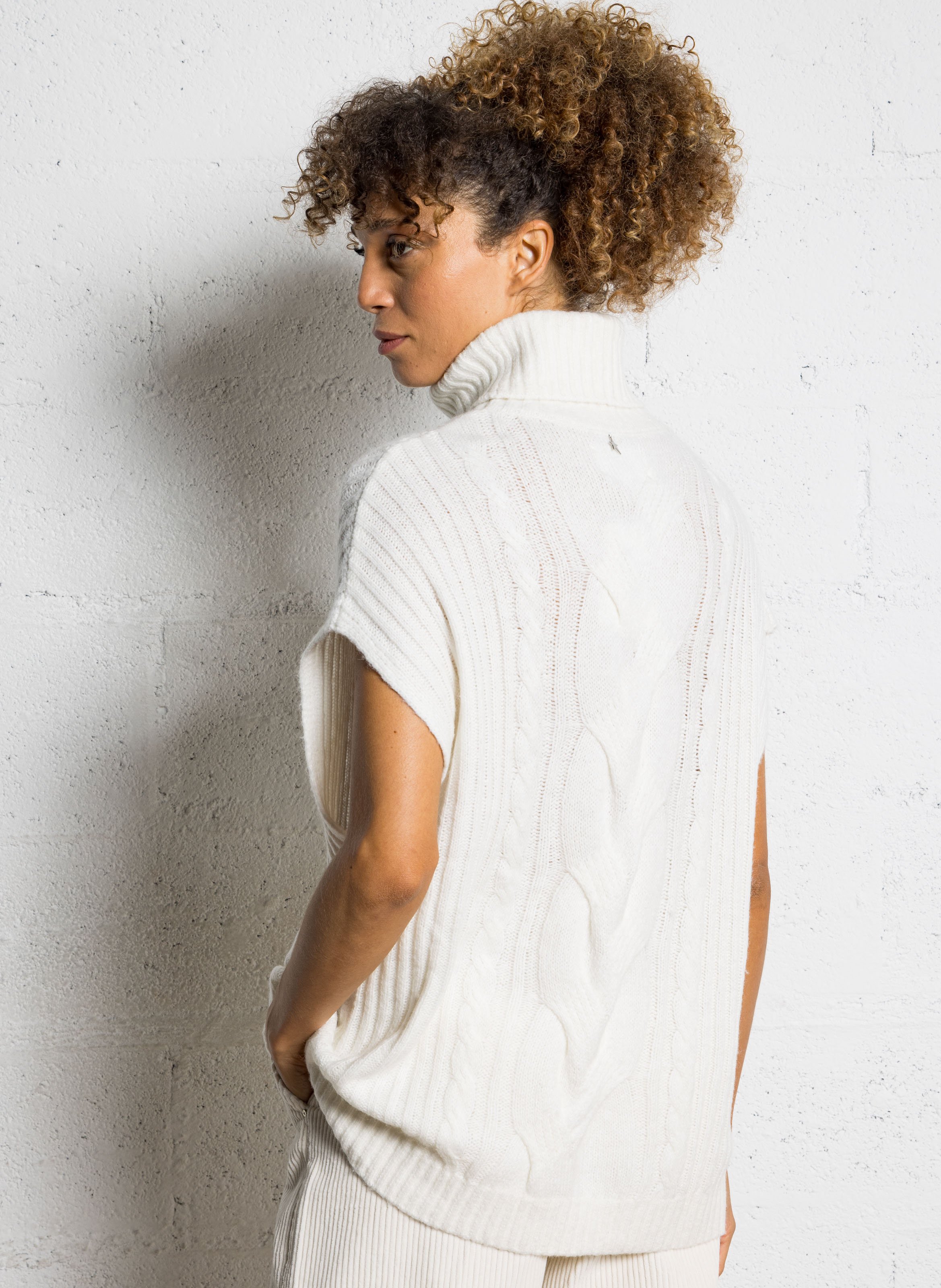 Pull col roulé SUD EXPRESS Blanc