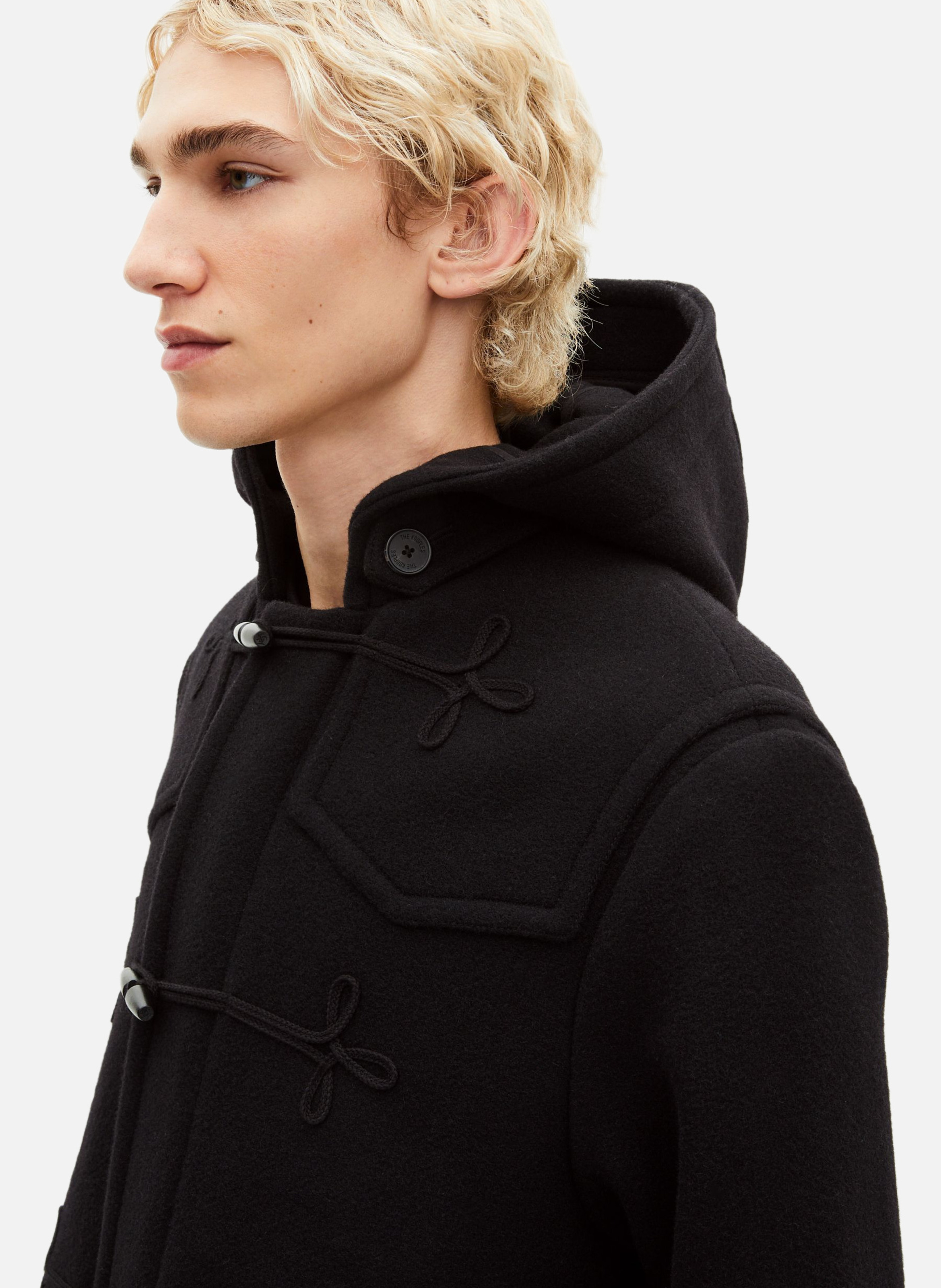 Long brandebourg coat THE KOOPLES Black