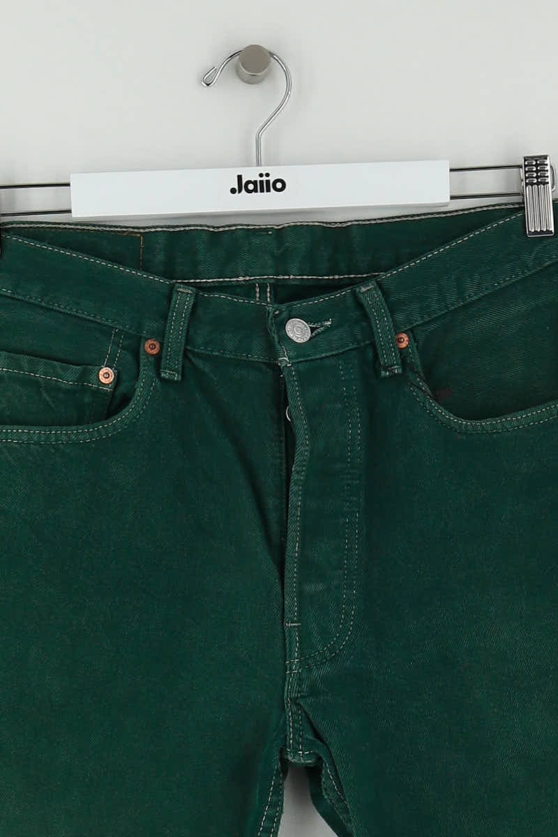 - Straight-leg jeans
- 5 pockets
- Straight cut
- Faded effect LEVI'S - Seconde main Green