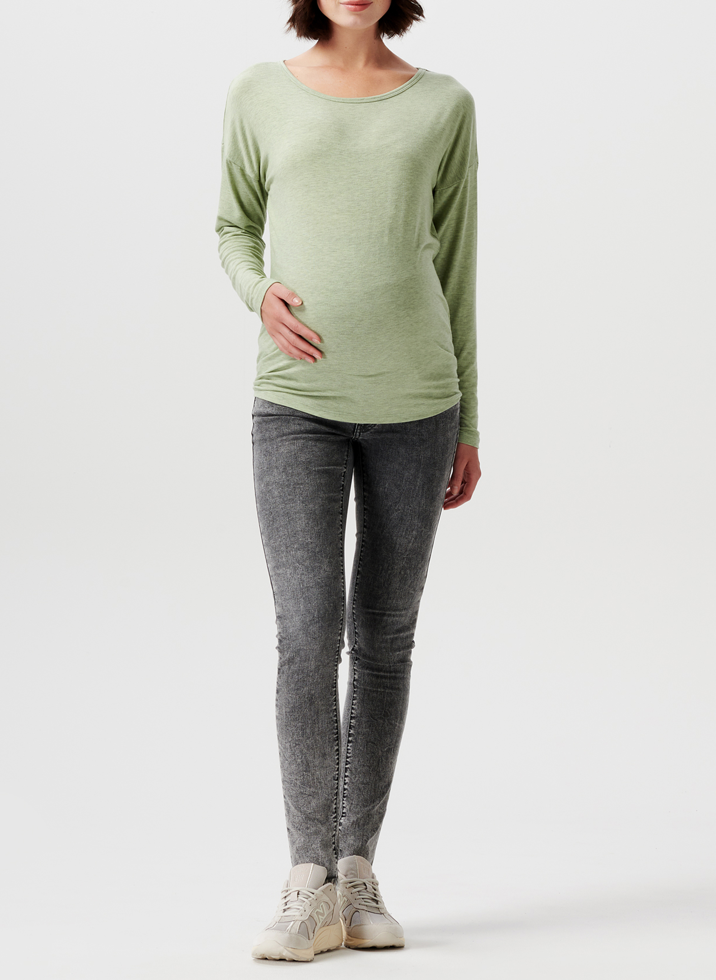 Zwangerschapstrui van viscosemix SUPERMOM Groen