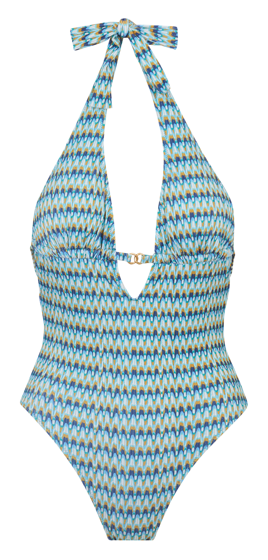 Elaia printed one-piece swimsuit BANANA MOON Blue