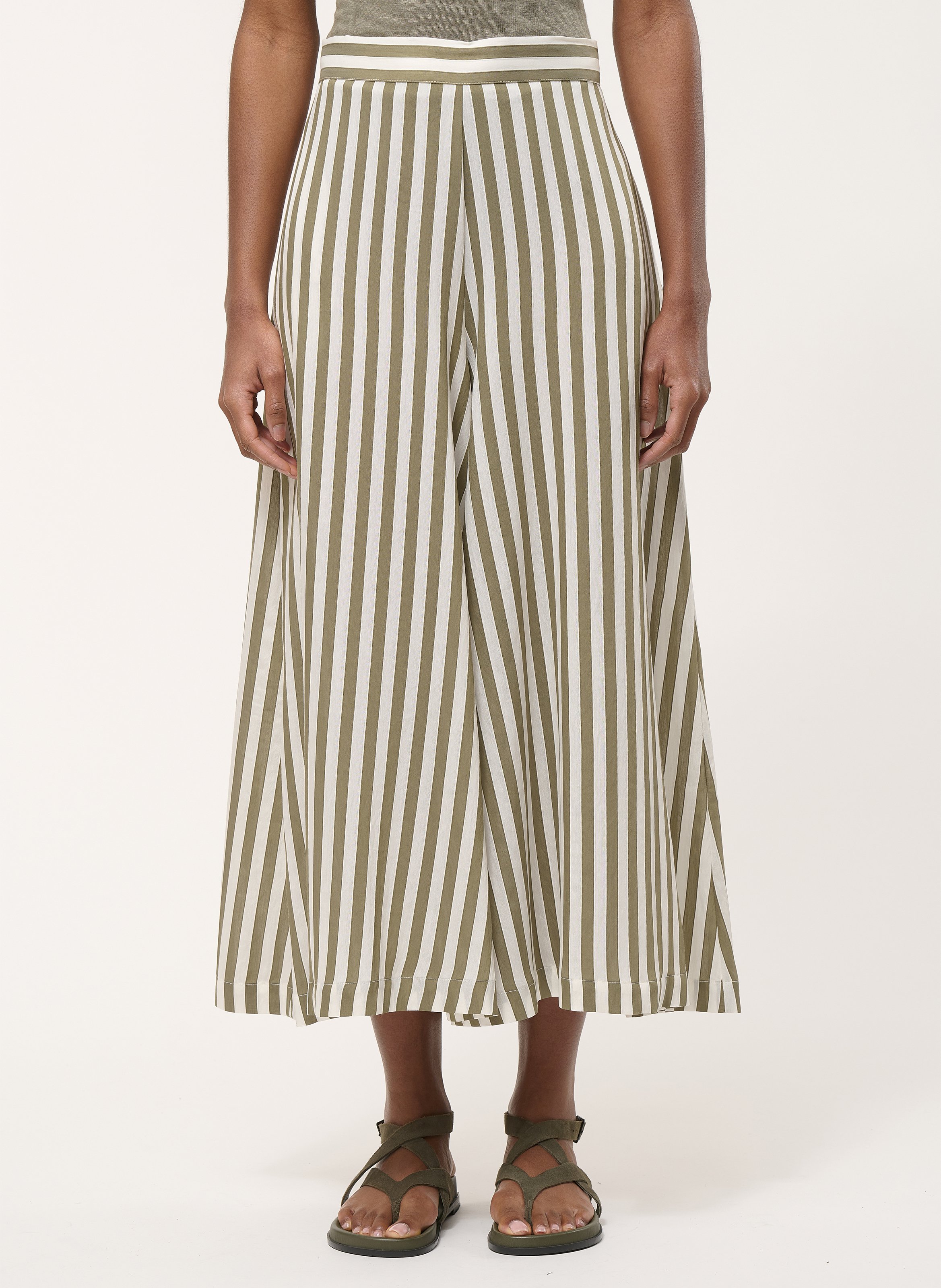 Pantacourt large à rayures HUMILITY Multicolore