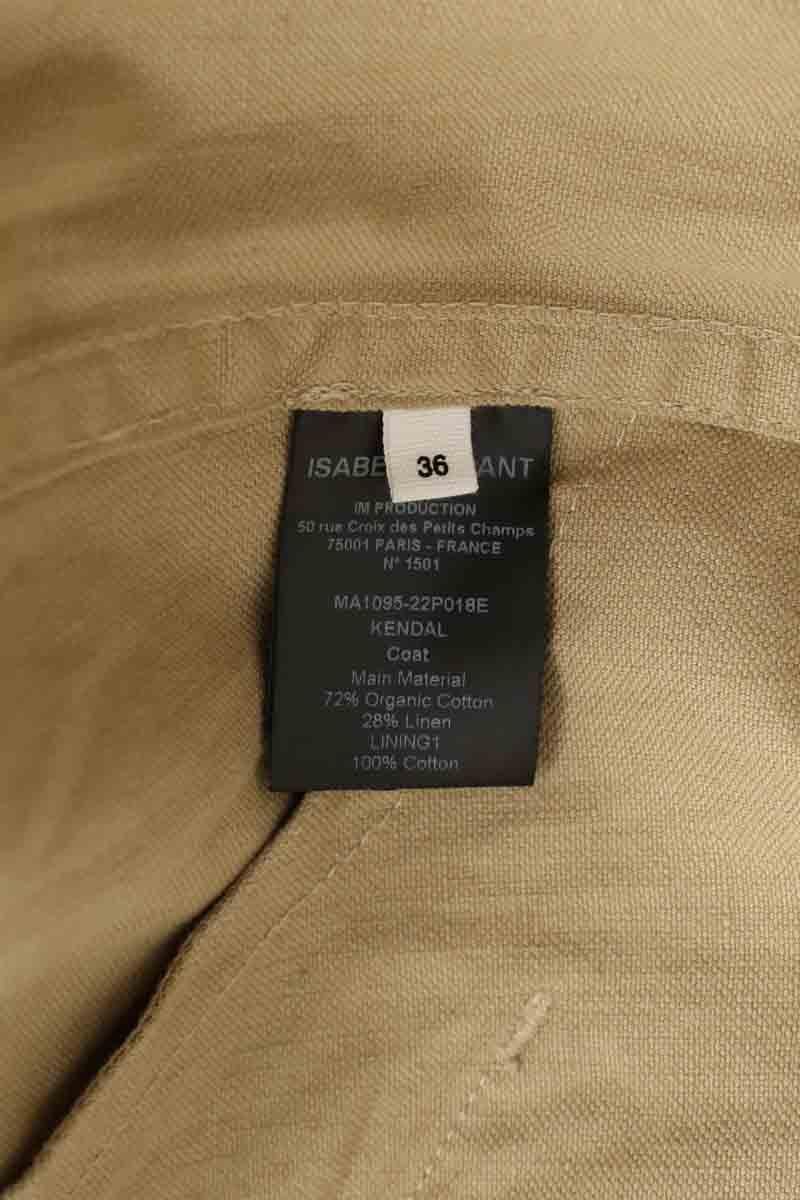 Trench coat ISABEL MARANT ÉTOILE - SECONDE MAIN Khaki