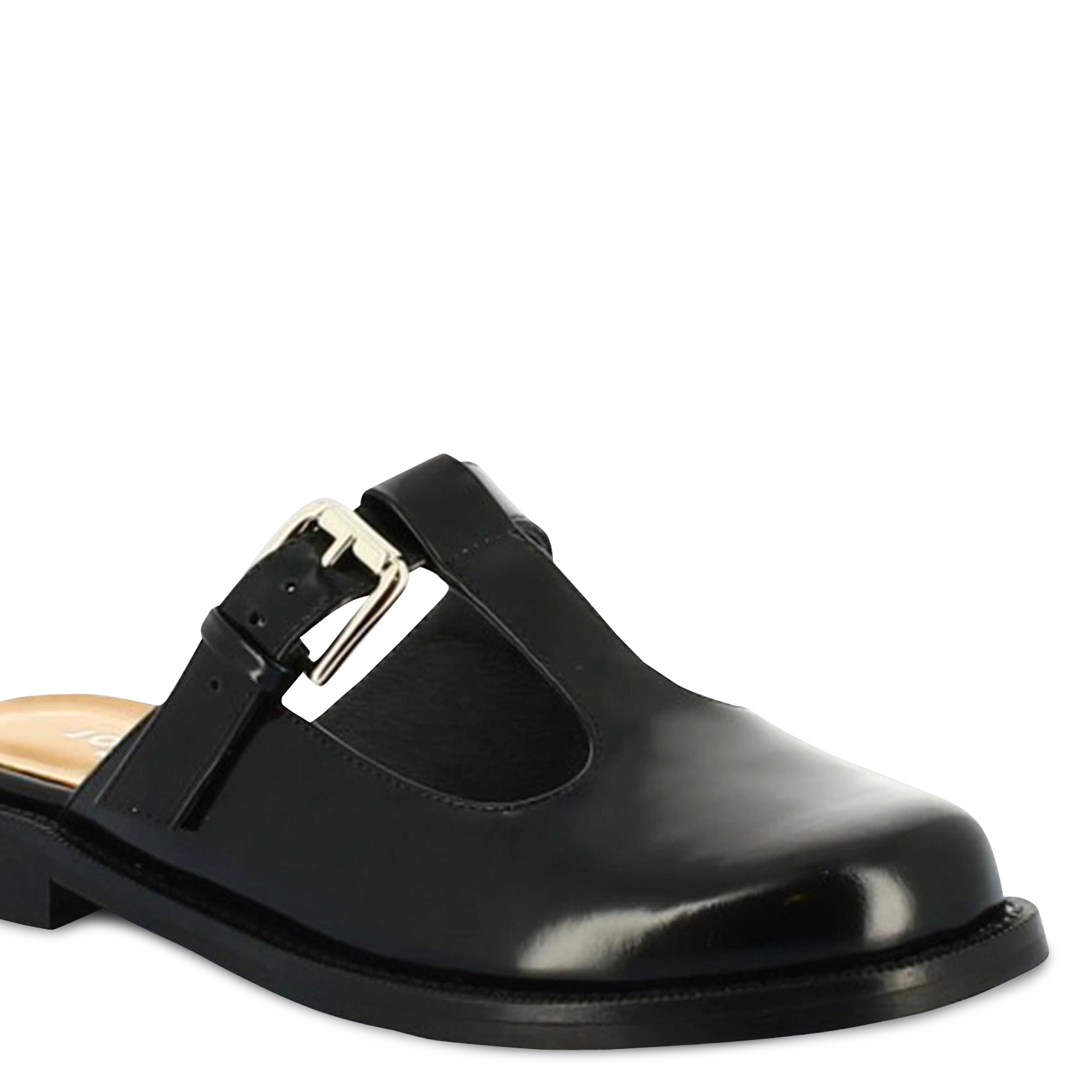 Mules en cuir JONAK Noir