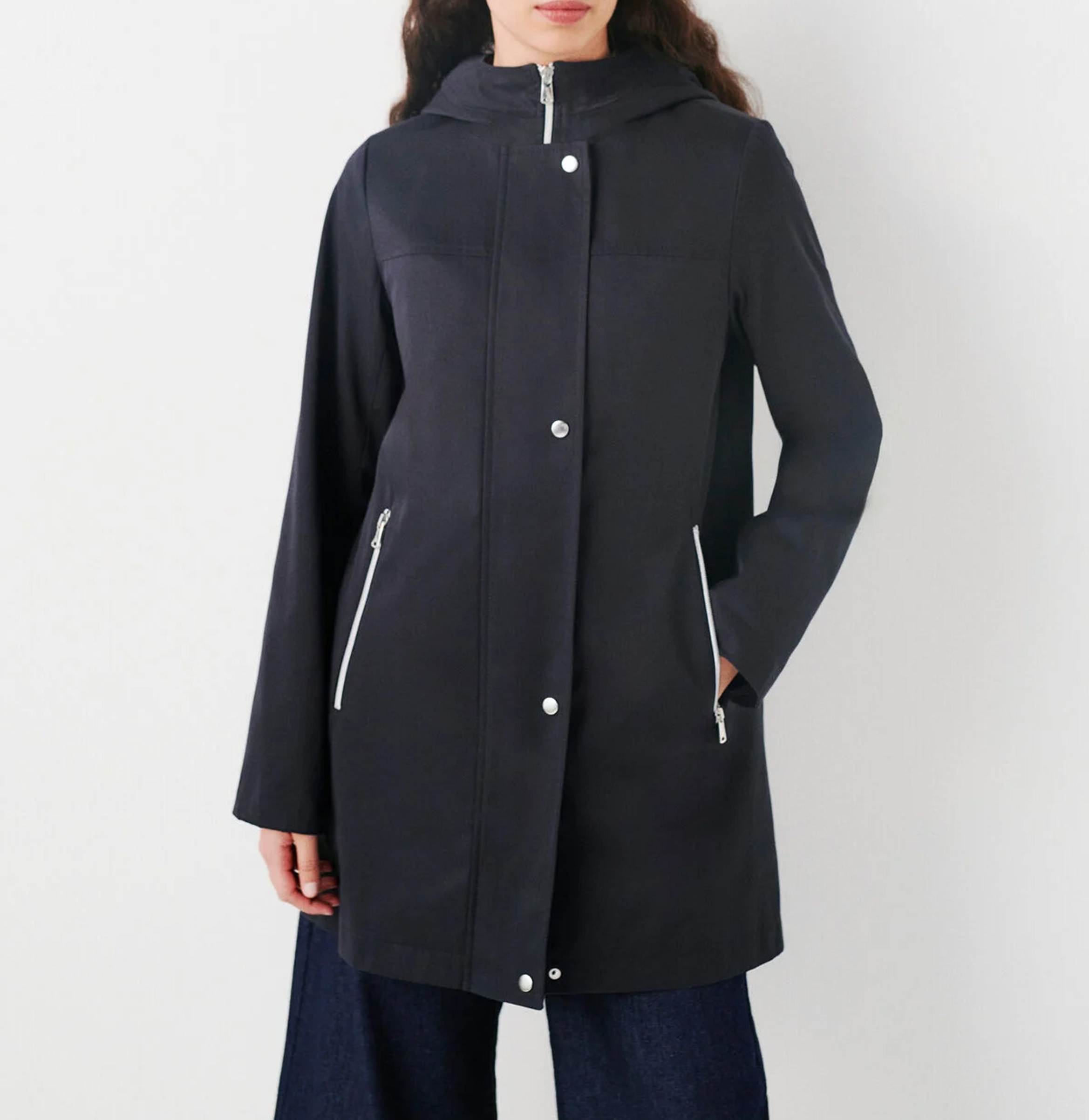 Parka à capuche CAROLL Bleu