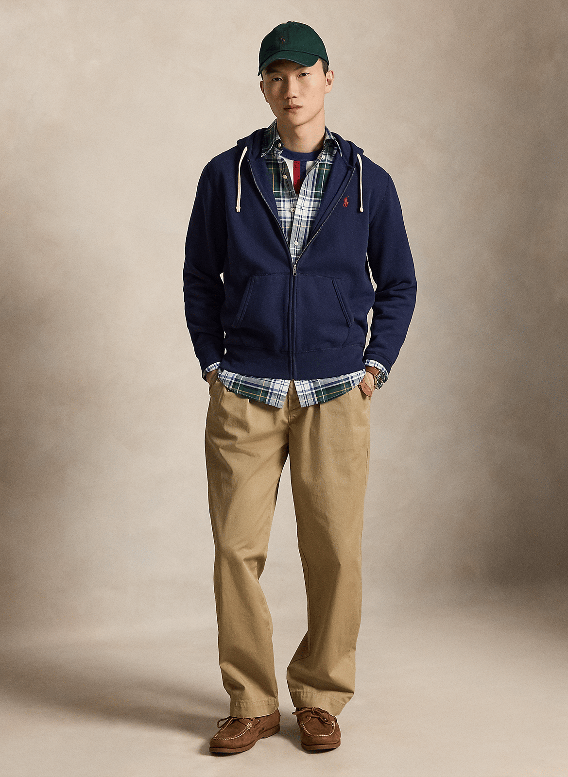 Kapuzensweatshirt aus Baumwoll-Mix, Regular Fit POLO RALPH LAUREN Blau