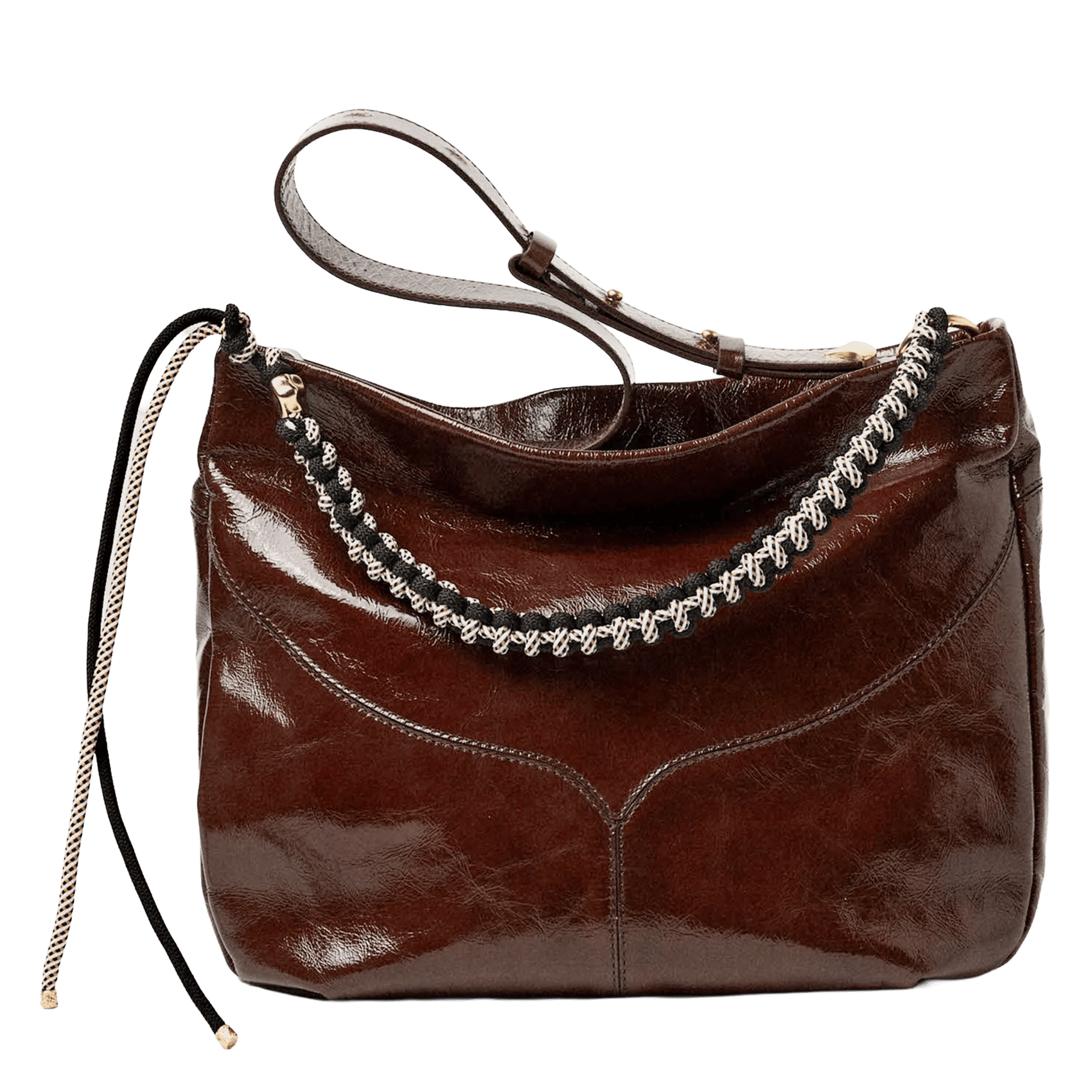 Weiche Hobo-Tasche aus Leder SESSUN Braun