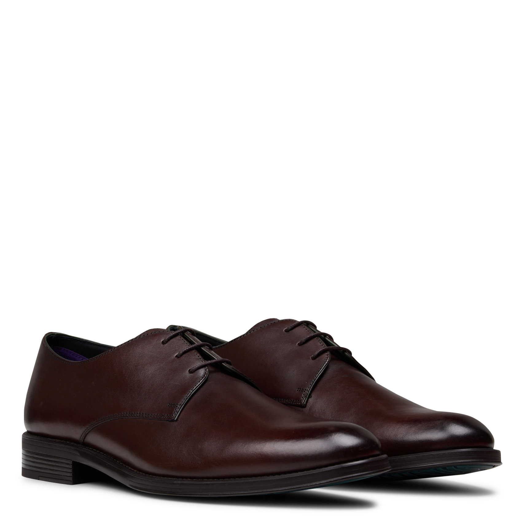 Leder-Derbys PAUL SMITH Braun