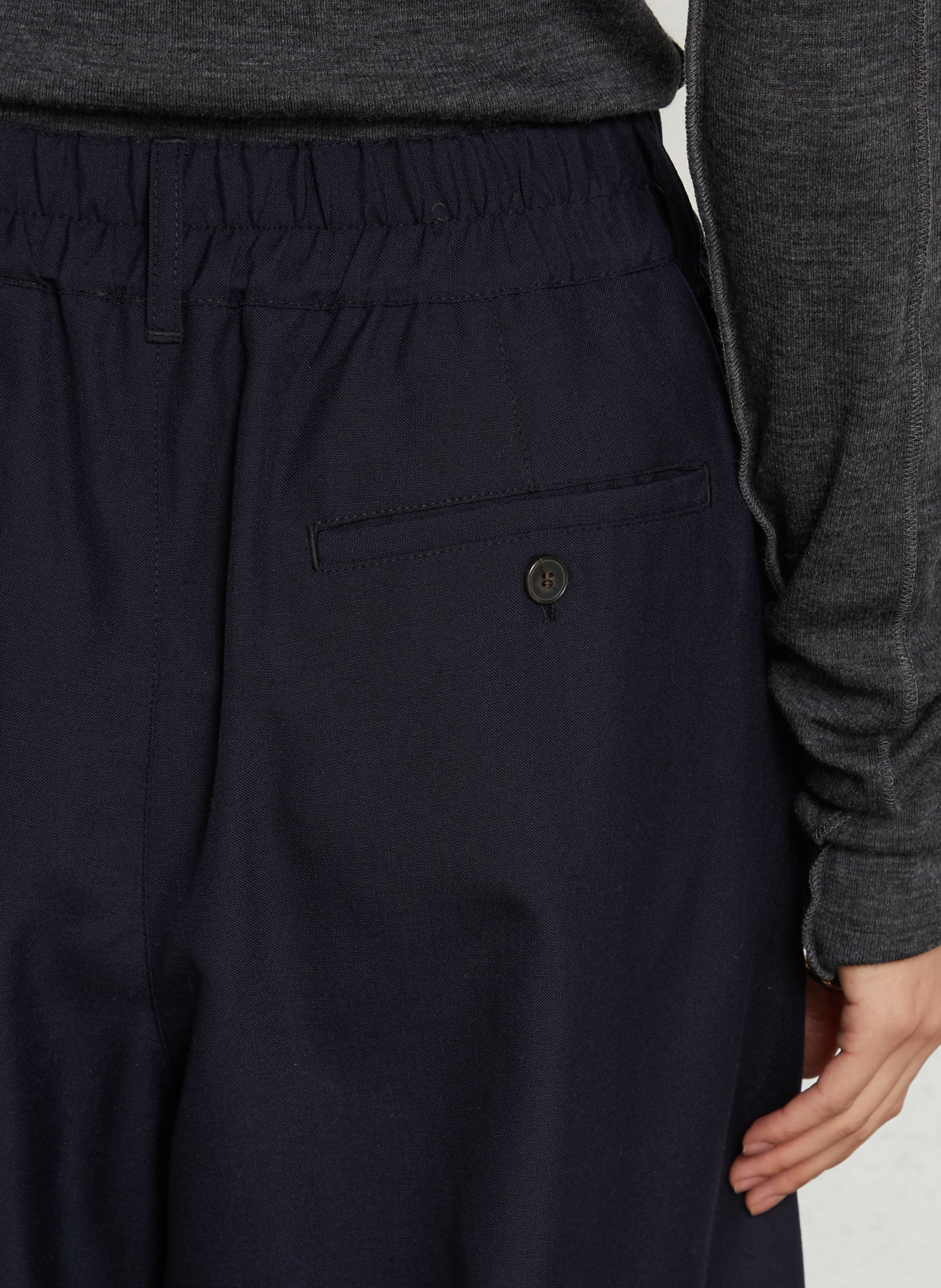 Wijde broek SOEUR Blauw