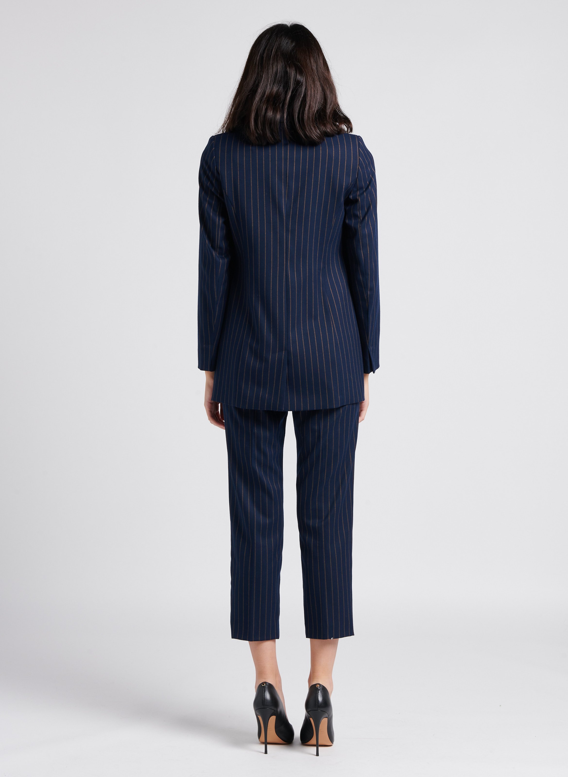 Striped flannel carrot pants MAX&Co. Multicolored